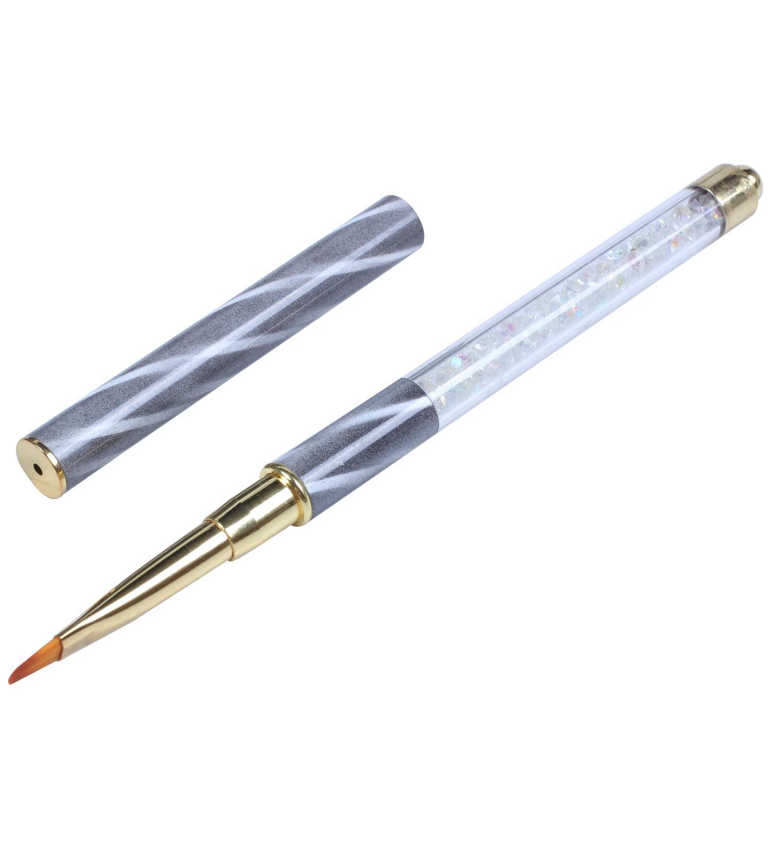 Desikixudy Pen Rhinestone Acrylic Handle Carving Painting Gel Nail Extension Manicure Liner Pen 03 - Buy Online on SooperMarket.com