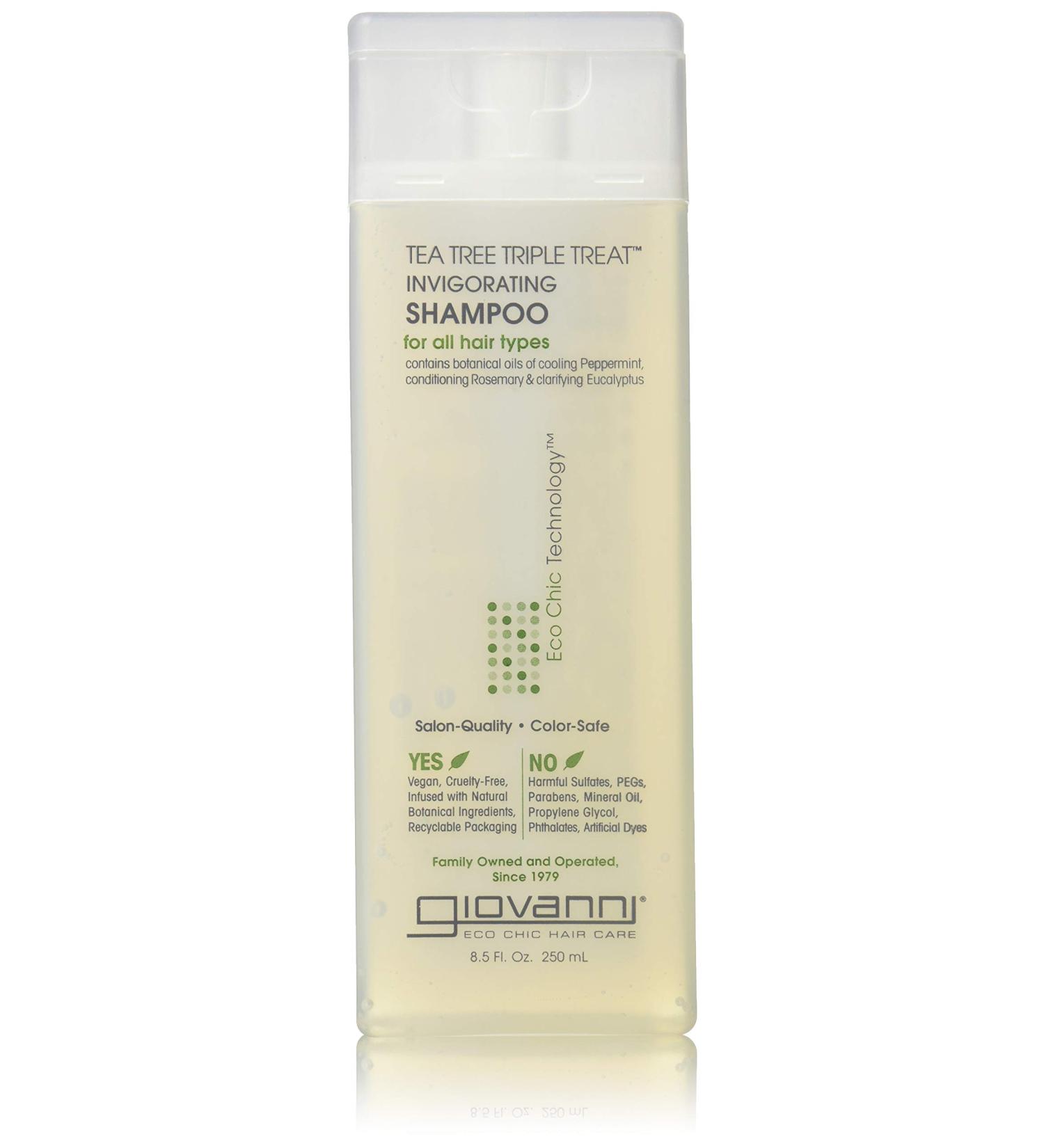 Giovanni Tea Tree Triple Treat Shampoo - 8.5 oz Duo Pack | Best International Shipping - Buy Online on SooperMarket.com