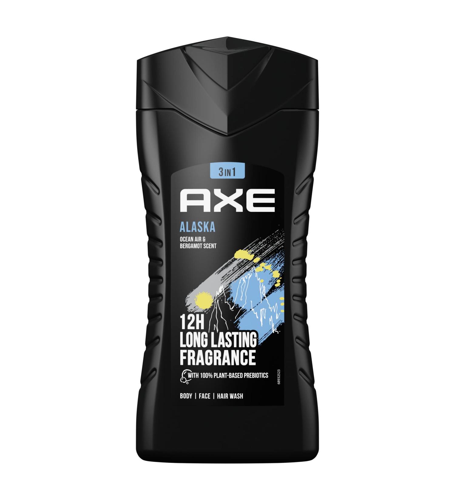 Buy AX 3-in-1 Shower Gel & Shampoo Alaska | Long-Lasting Freshness & Fragrance | Dermatologically Tested 250ml | Mint & Fresh Sandalwood - Global Shipping Available - Buy Online on SooperMarket.com