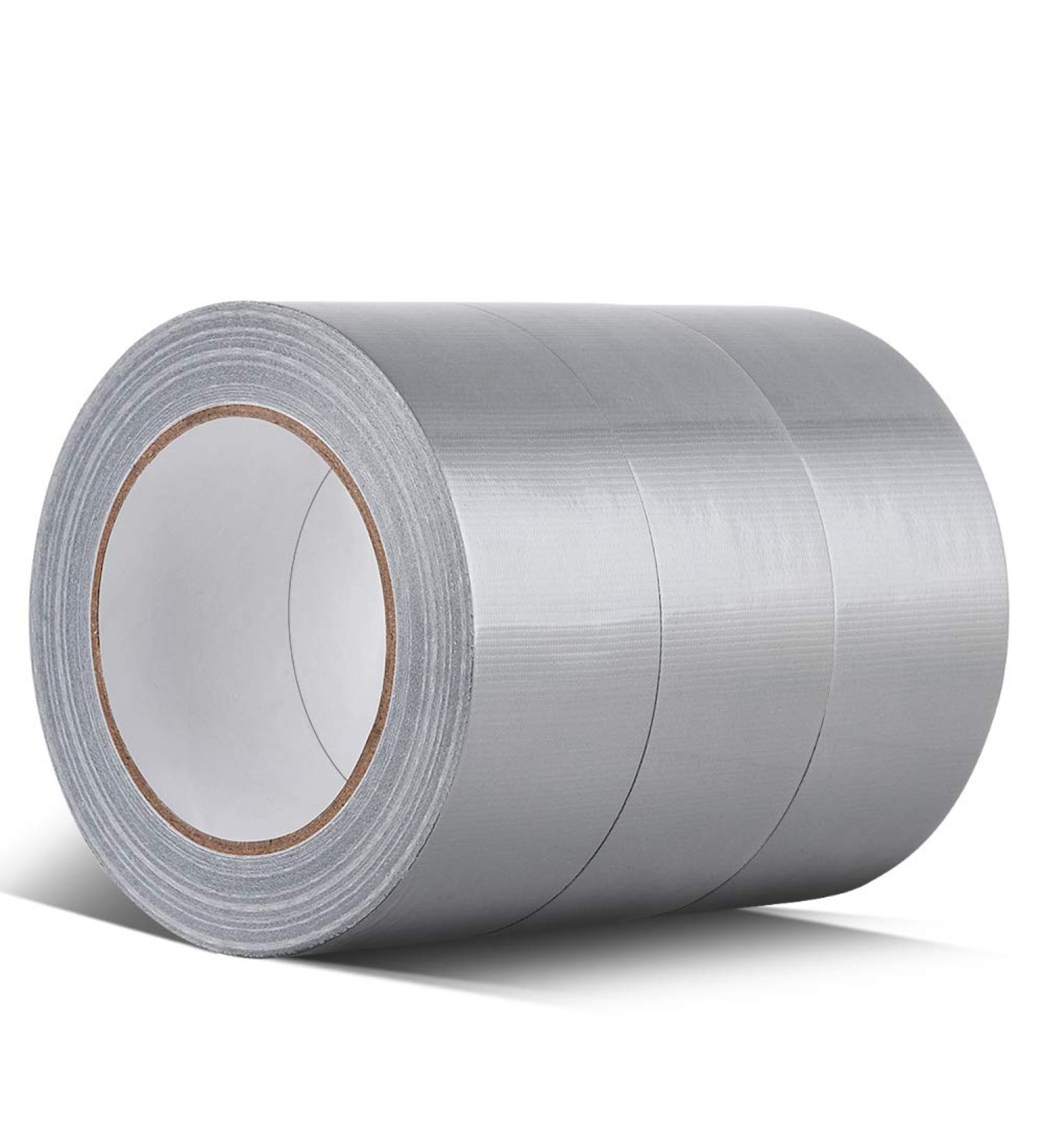 Heavy Duty Silver Duct Tape  Professional Grade Multi-Use Duct Tape  48mm x 32m (1.88 inches x 35 Yards)  8.27 mil Thickness  Silver  3 Rolls 1.88 inches x 35 yards Silver 3 - Buy Online on SooperMarket.com