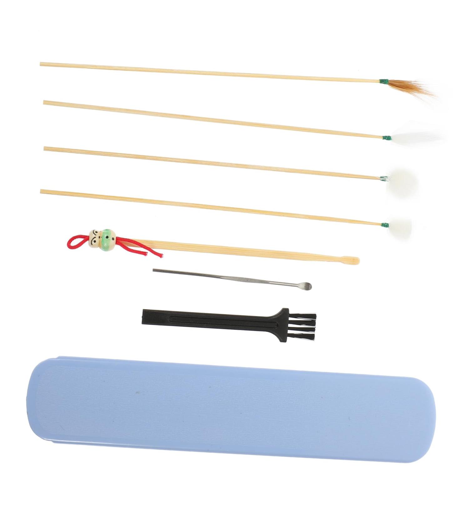 Ear Cleaning Kit - Bamboo Ear Pick & Spiral Cleaner Set for Ear Wax Removal - Buy Online on SooperMarket.com