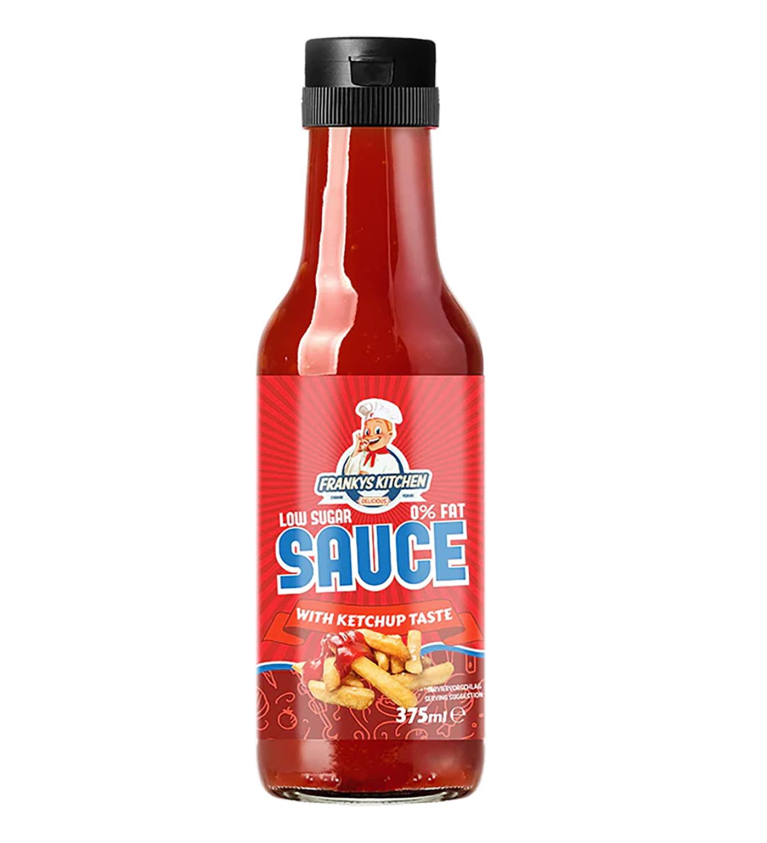 Franky's Bakery 375ml Ketchup - Healthy Delicious Sauces with Fewer Calories | Classic Grill Flavors | International Shipping Available - Buy Online on SooperMarket.com