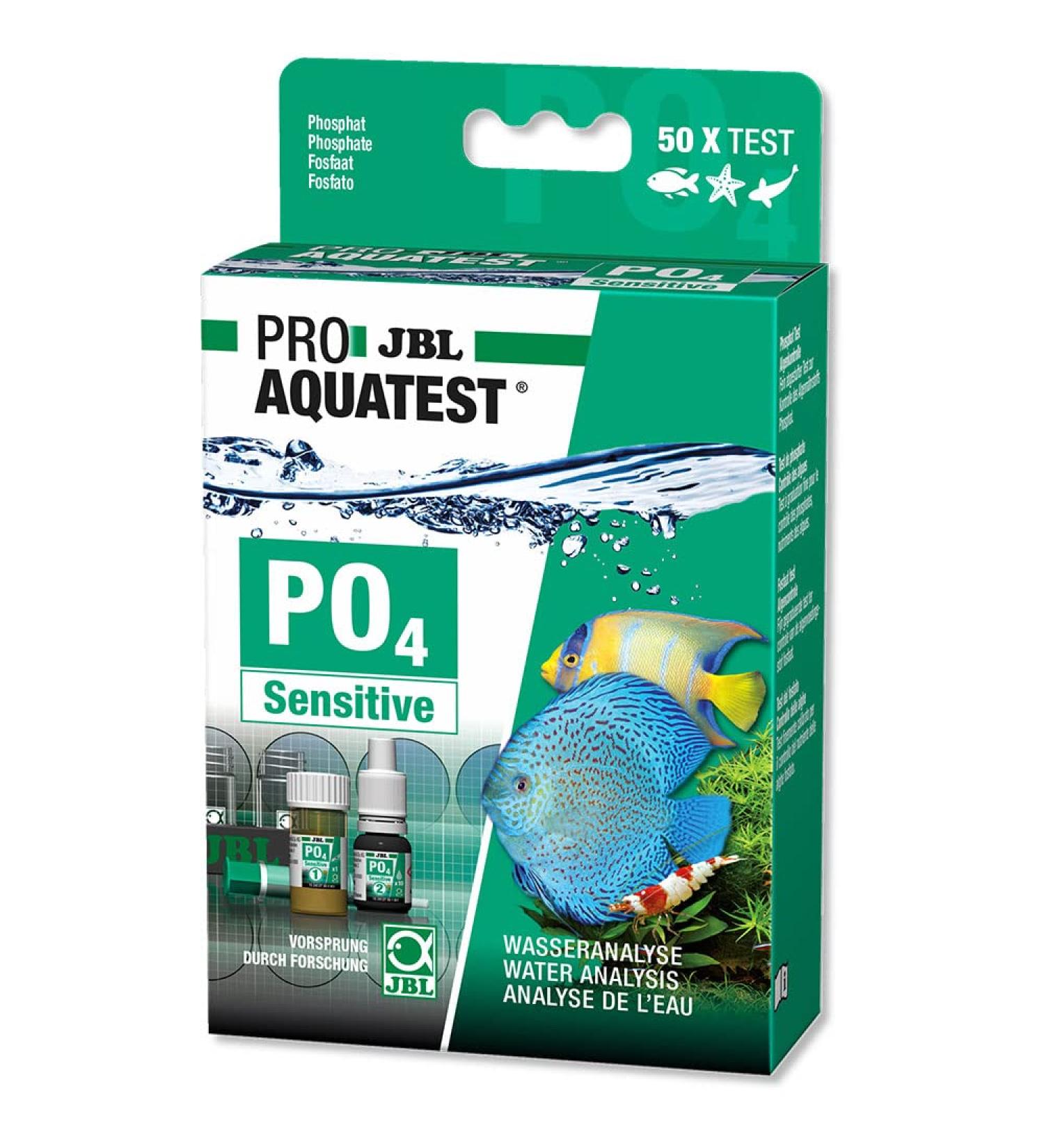 JBL ProAquaTest PO4 Phosphate Sensitive water test set for freshwater/saltwater aquariums and ponds ProAqua (2019) Test set Phosphate (PO4)