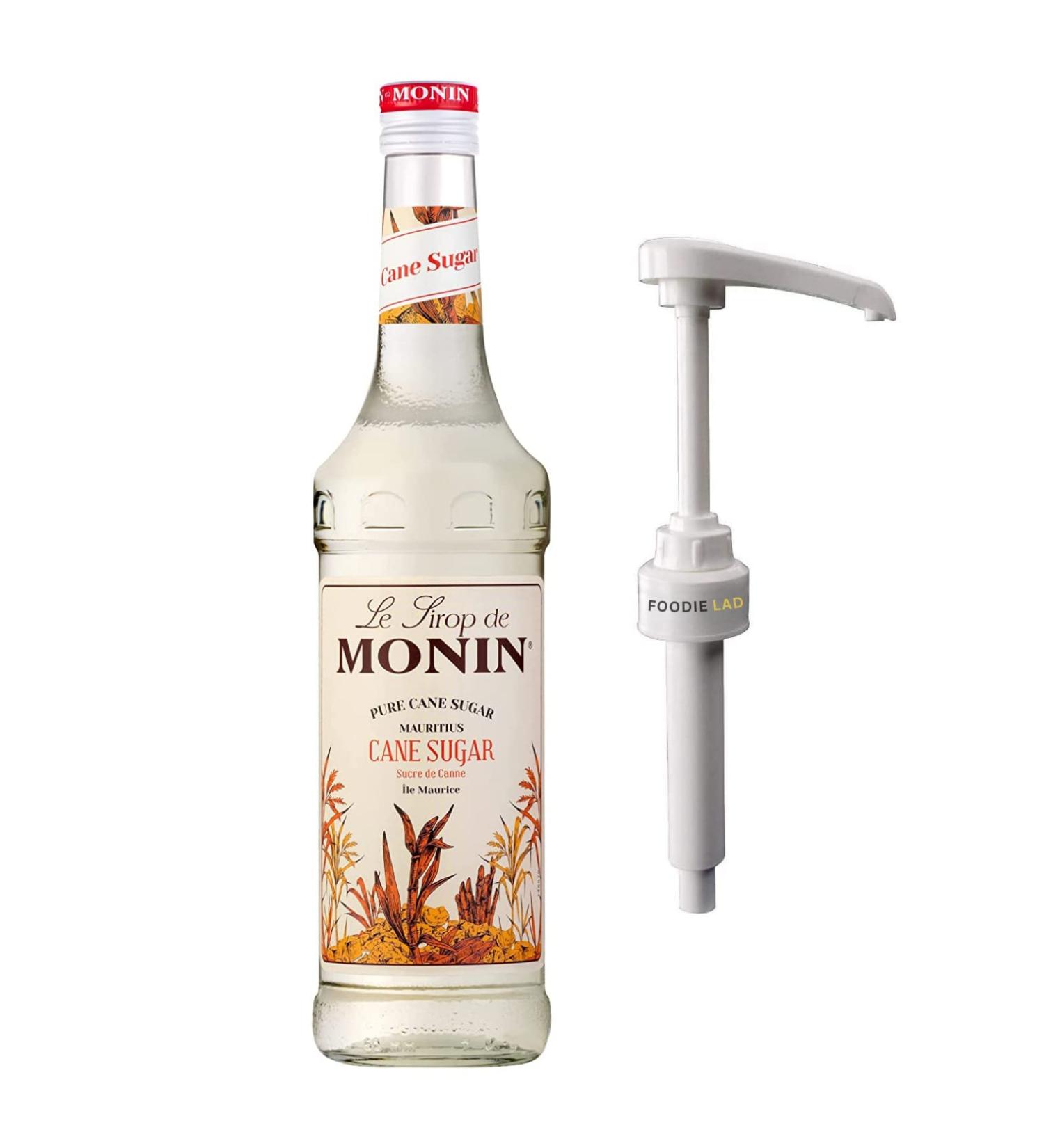 MONIN Premium Pure Cane Sugar Syrup 700 ml & Pump - Buy Online on SooperMarket.com