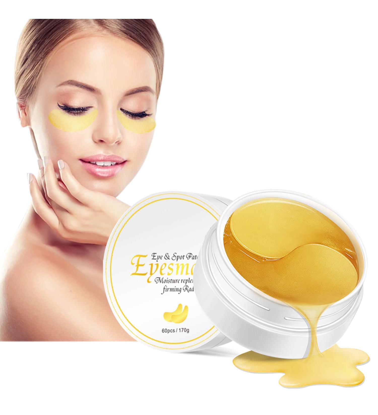 Puffy Eyes Treatment: 30 Pairs Gold Eye Masks for Dark Circles, Anti-Aging, and Firming - Reduce Fine Lines and Refresh Skin - Buy Online on SooperMarket.com