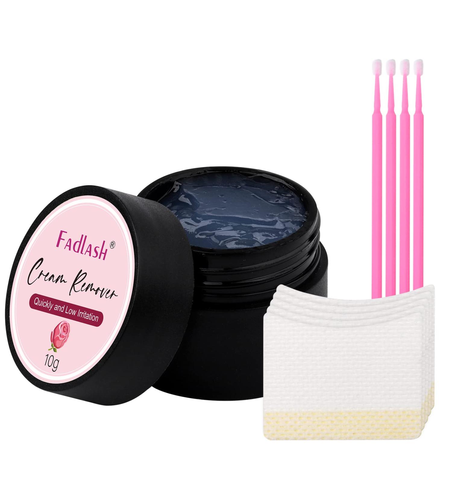 Eyelash Extension Remover 10g - Powerful Lash Glue Dissolver for Sensitive Skin | Tasteless & Low Irritation | 10 Piece Set (Rose - Buy Online on SooperMarket.com