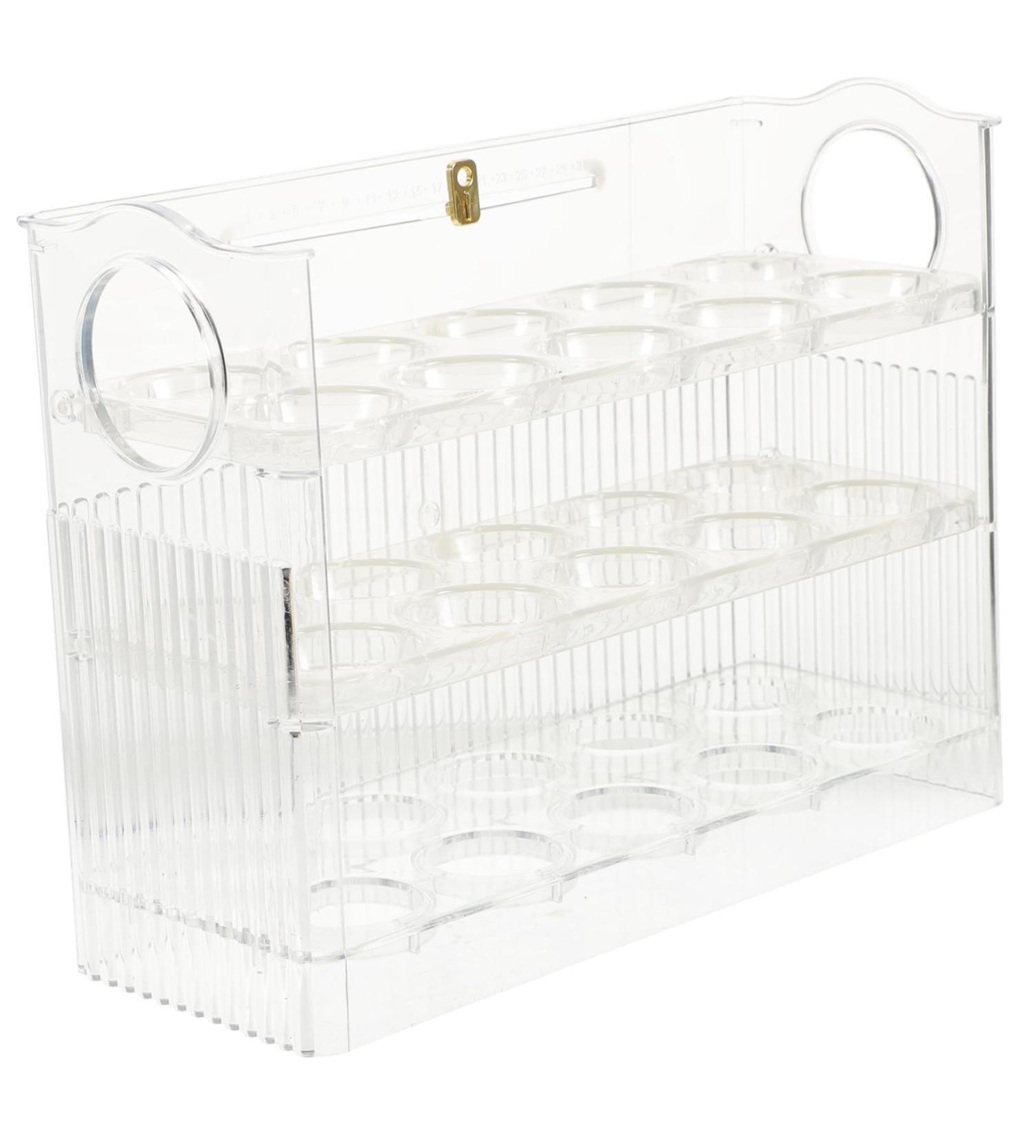 ABOOFAN Egg Storage Box Tray with Lid Drawer Organizer Plastic Egg Tray Egg Storage Holder Dog Storage Rack - Buy Online on SooperMarket.com