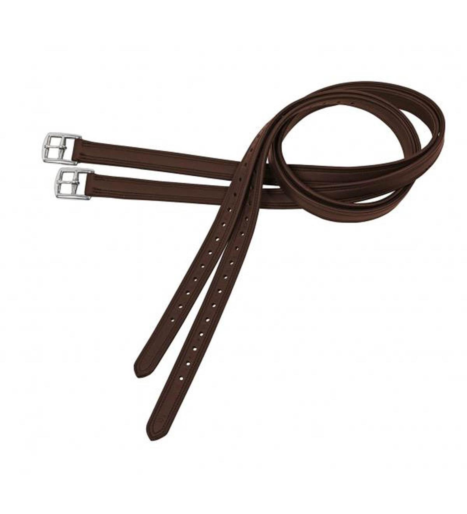 Buy Solibel BUSSE Stirrup Leathers - Soft-Curved Dark Brown 140 cm Stainless Steel | International Shipping Available - Buy Online on SooperMarket.com