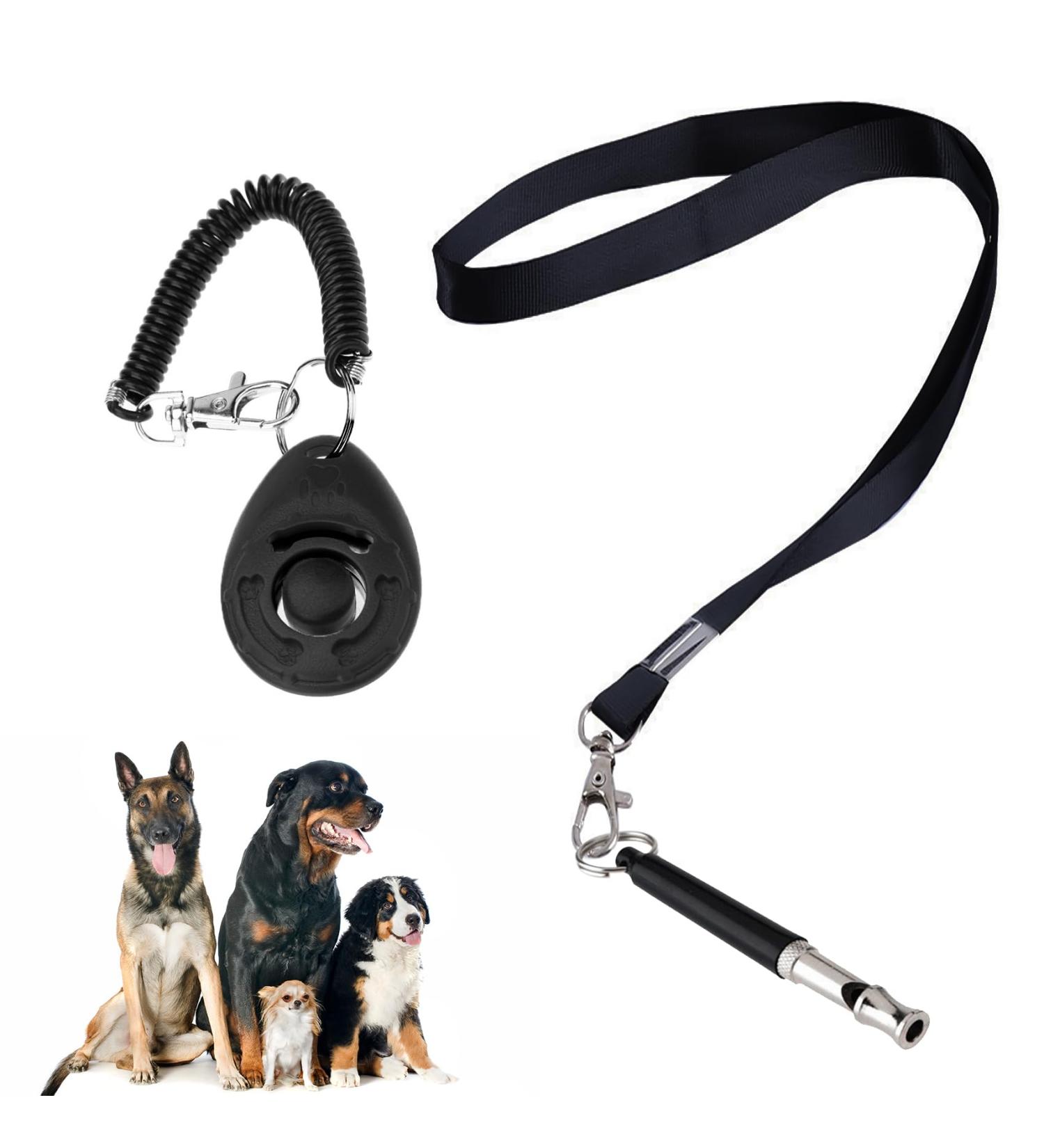 Jaimela Dog Whistle & Clicker Set | Professional Dog Training Accessories | Standardized Frequency Training Tools - Buy Online on SooperMarket.com