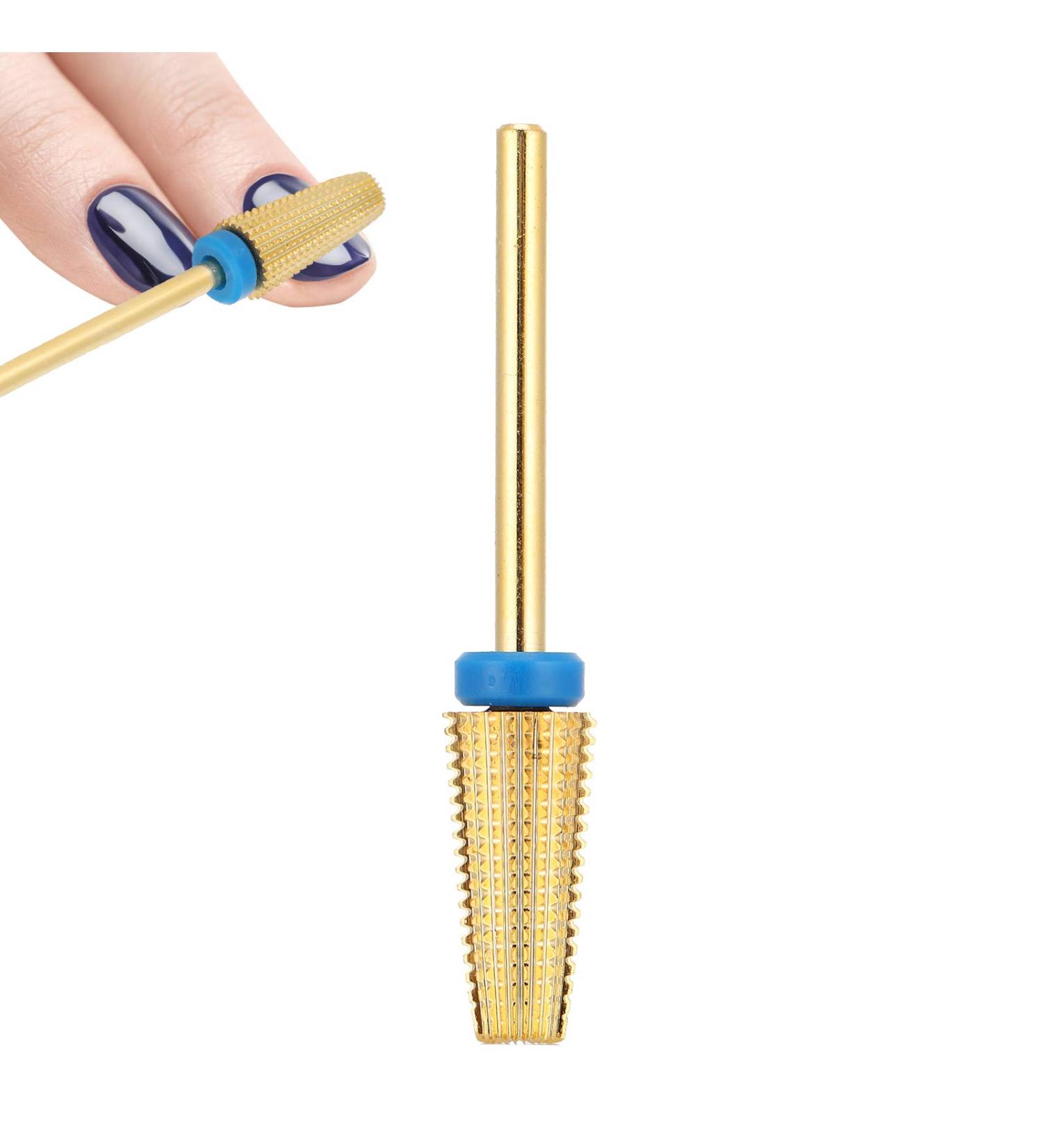 5 in 1 Carbide Tapered Cone Nail Drill Bit Set - XF F M C X Grain Options | Manicure Pedicure Tool - Buy Online on SooperMarket.com