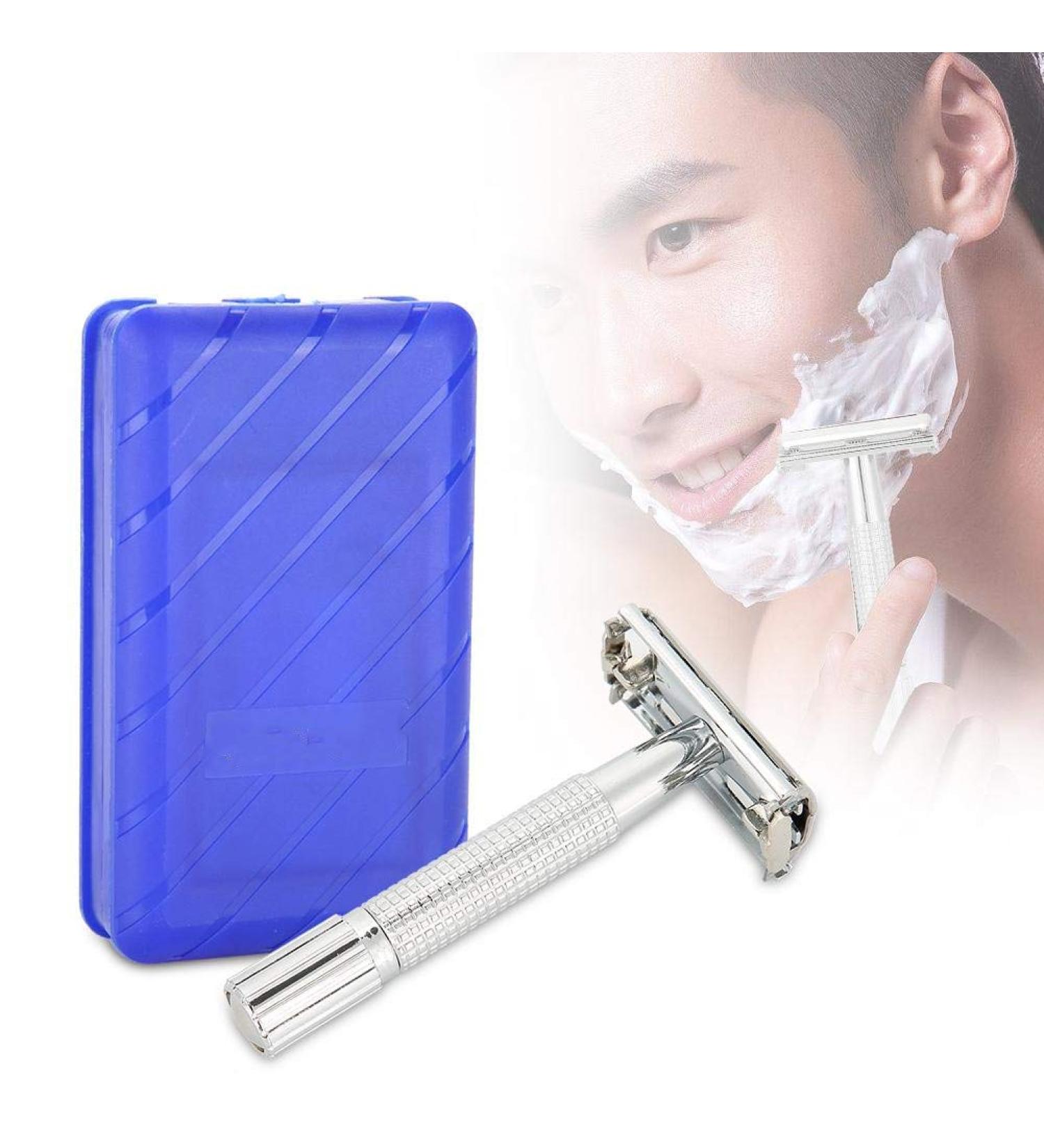 FILFEEL Manual for Men Classic Straight Double Beard Trimmer Safety Mens Beard Gift Dad Friend Workmates - Buy Online on SooperMarket.com