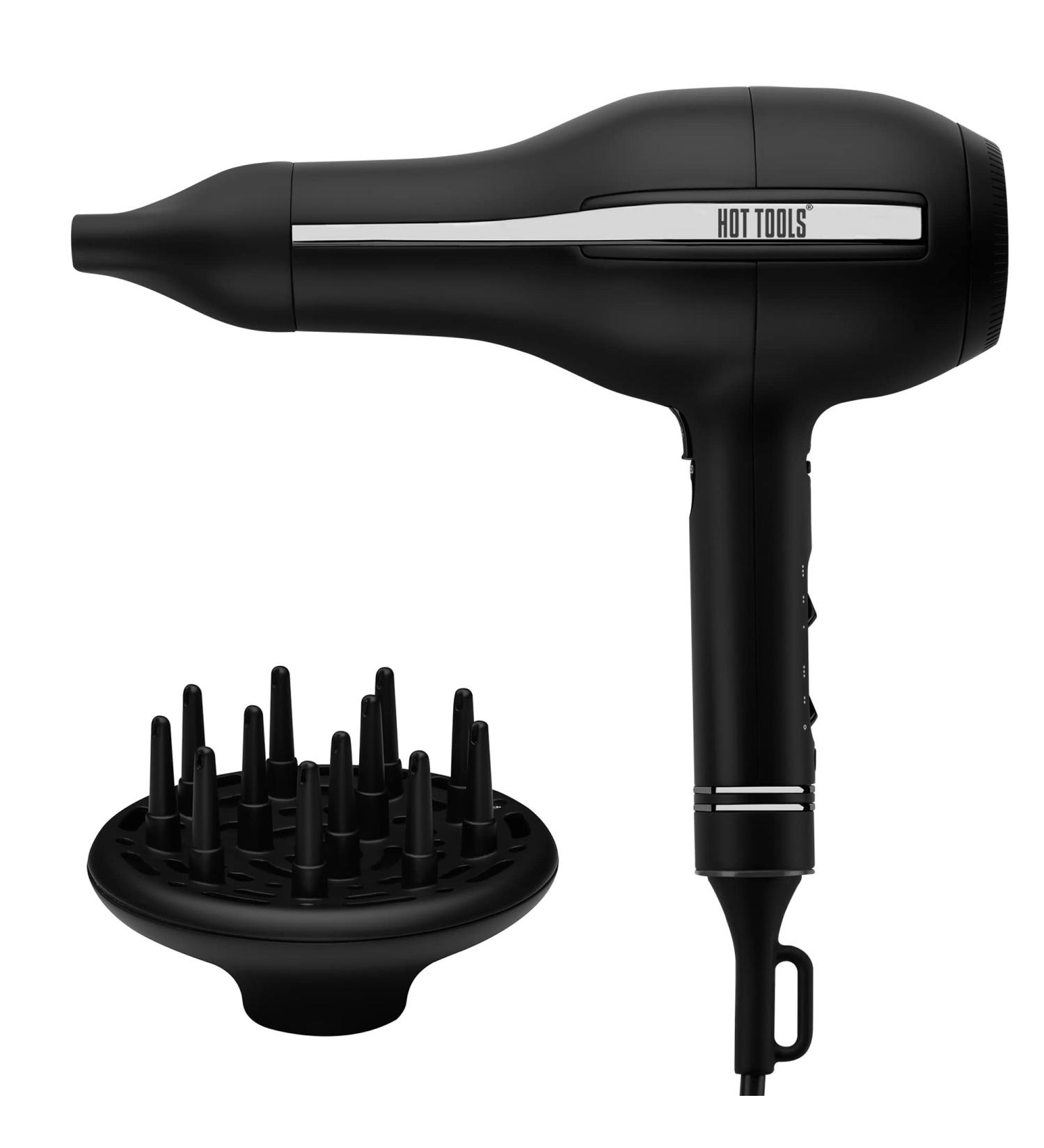 Hot Tools Pro Artist Black Gold 2000-Watt Ionic Hair Dryer - Ultra Powerful Airflow - Buy Online on SooperMarket.com