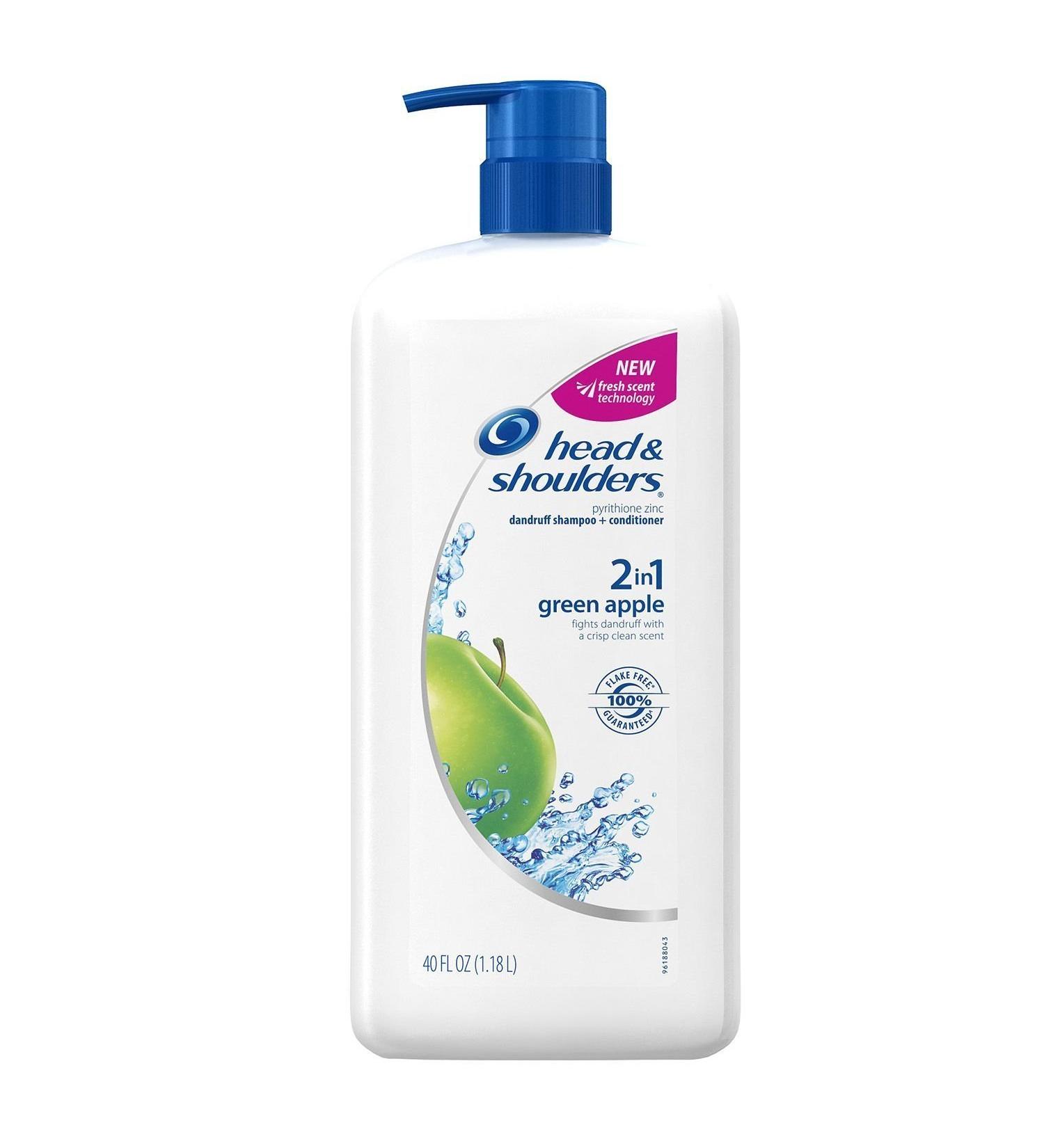 Head & Shoulders 2-in-1 Shampoo & Conditioner Green Apple 40 fl. oz.