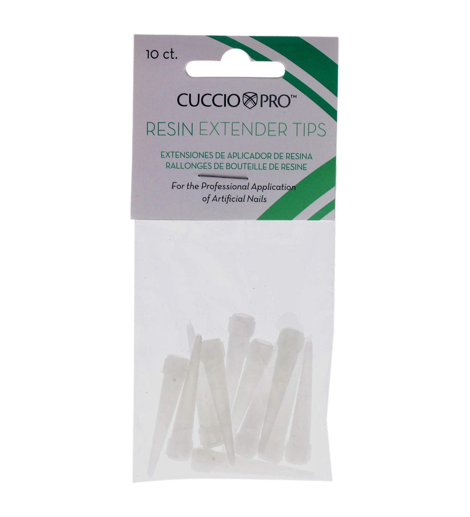 Cuccio Pro - Resin Extender Tips - for Women - Nails Tips - 10 Pc White