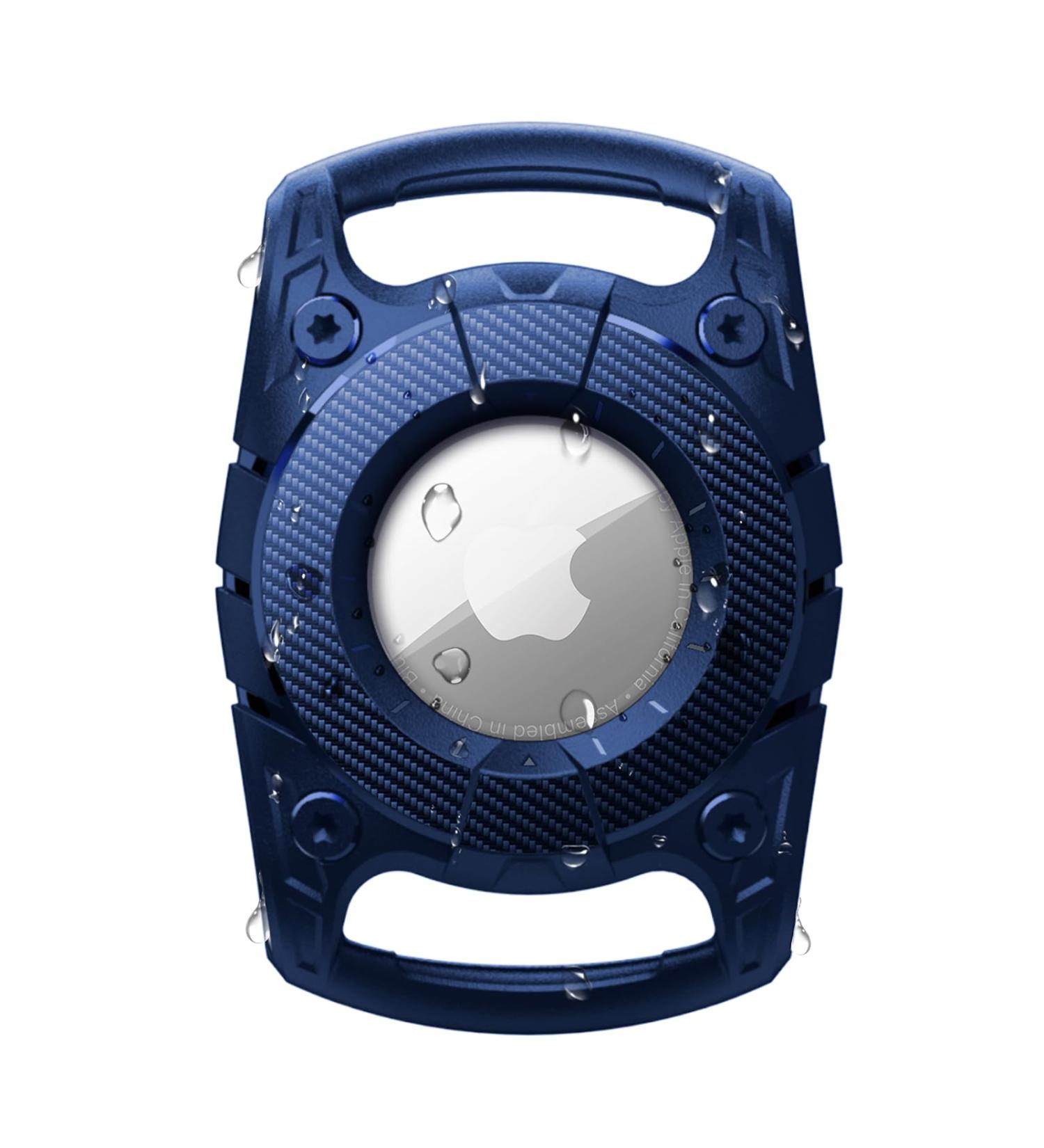 OneOnta Waterproof Airtag Case for Dogs - Blue Airtag Dog Collar & Accessory - Fit for Apple Airtag & Pet Safety - Buy Online on SooperMarket.com