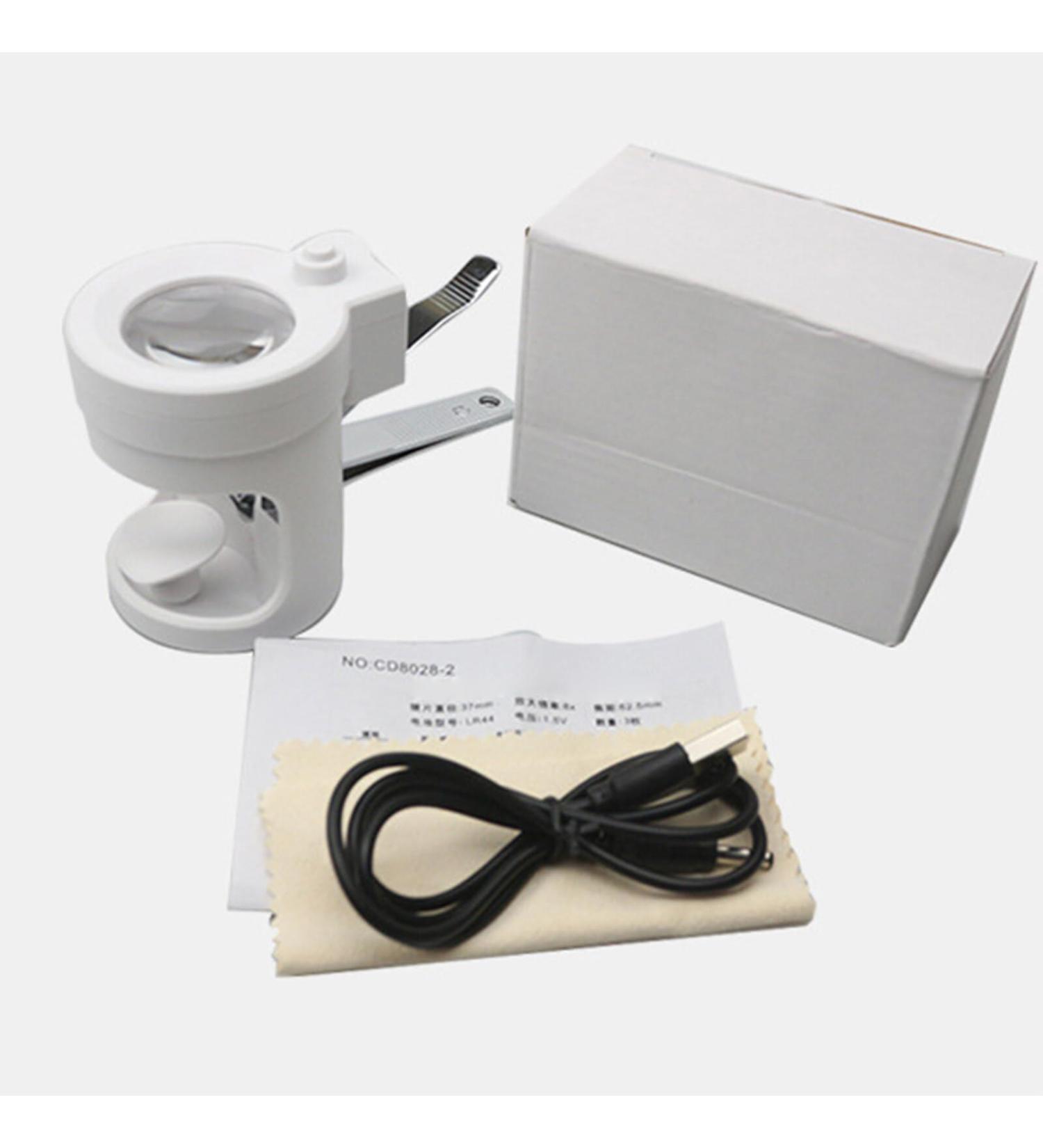 Nail Clipper with Magnifier Glass and Light Nail Cutter Stainless Steel Nail Clippers Magnifier Loupe Set for Seniors Adult All Peoples Fingernails Thick Toenails - Buy Online on SooperMarket.com