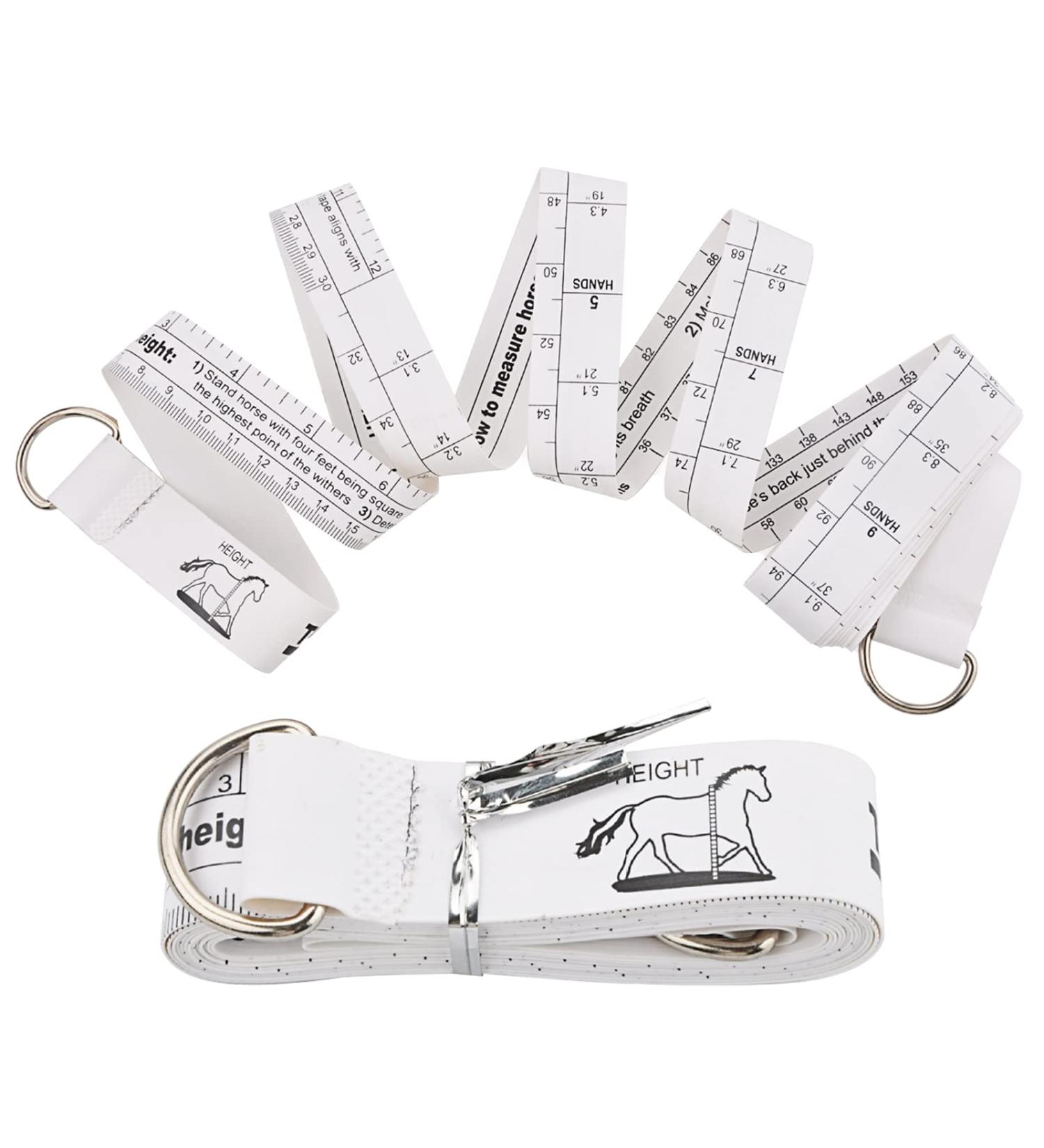 Jetisva 2.5M 98.4 Inch Horse Weight Tape Measure Long Precisio Horse Weight Measuring Tape Portable Horse Height Bust Body Measurement White Horse Measuring Stick forÂ Equine Farm Animals Cow Goat - Buy Online on SooperMarket.com