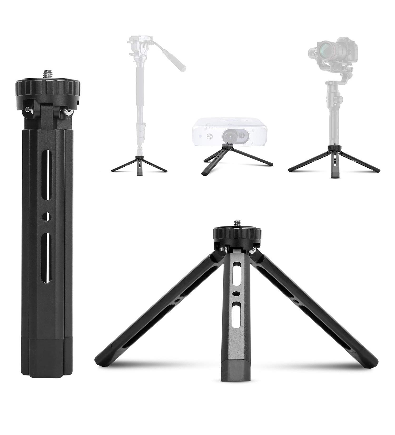 EaxanPic Aluminum Mini Tripod for Zhiyun, DJI, and Other Gimbals - Adjustable Height Desktop Stand - Buy Online on SooperMarket.com