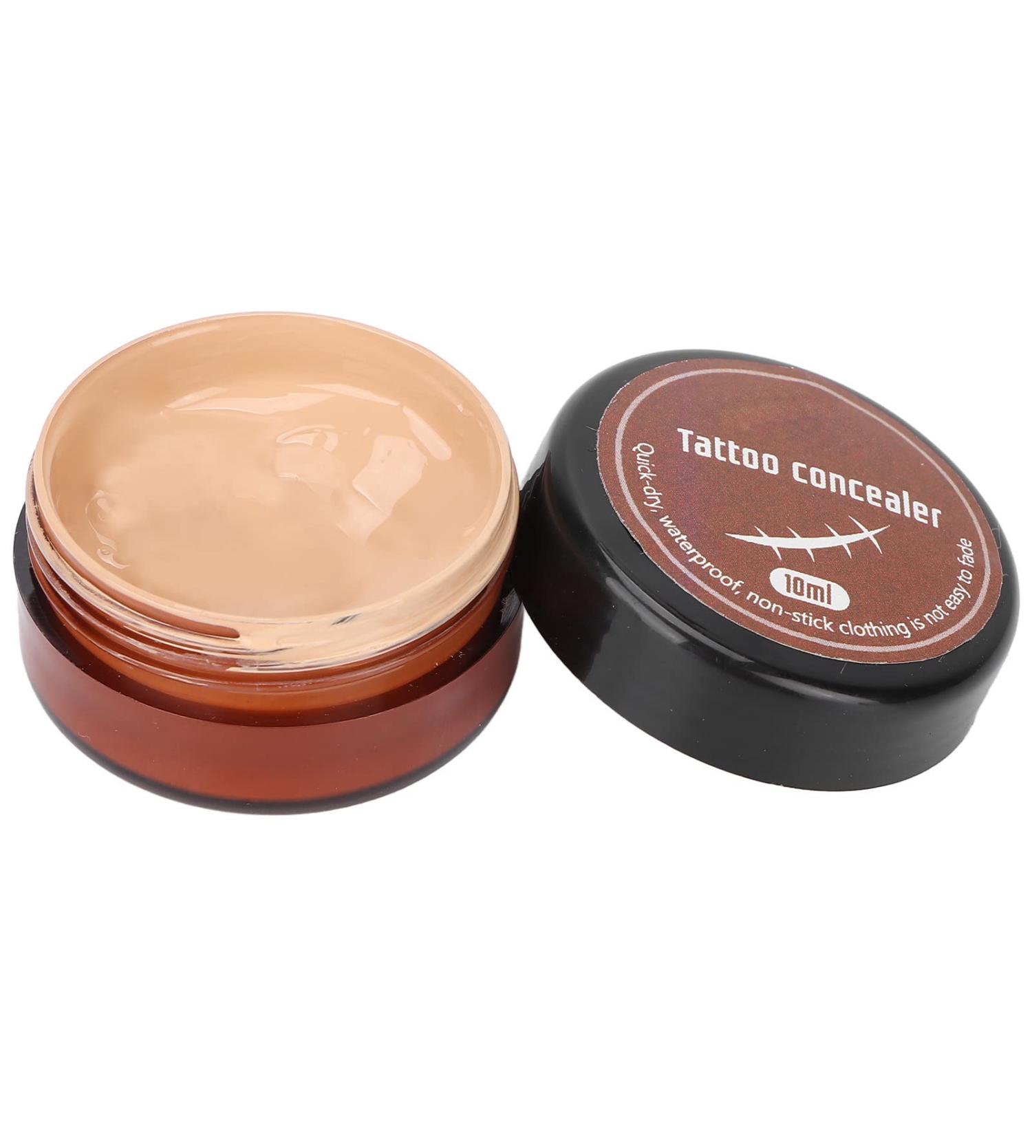 Waterproof Tattoo Cover Up Makeup by ANGGREK - Concealer for Skin Acne, Marks, Freckles, and Scars - 10ml for Men and Women - Buy Online on SooperMarket.com