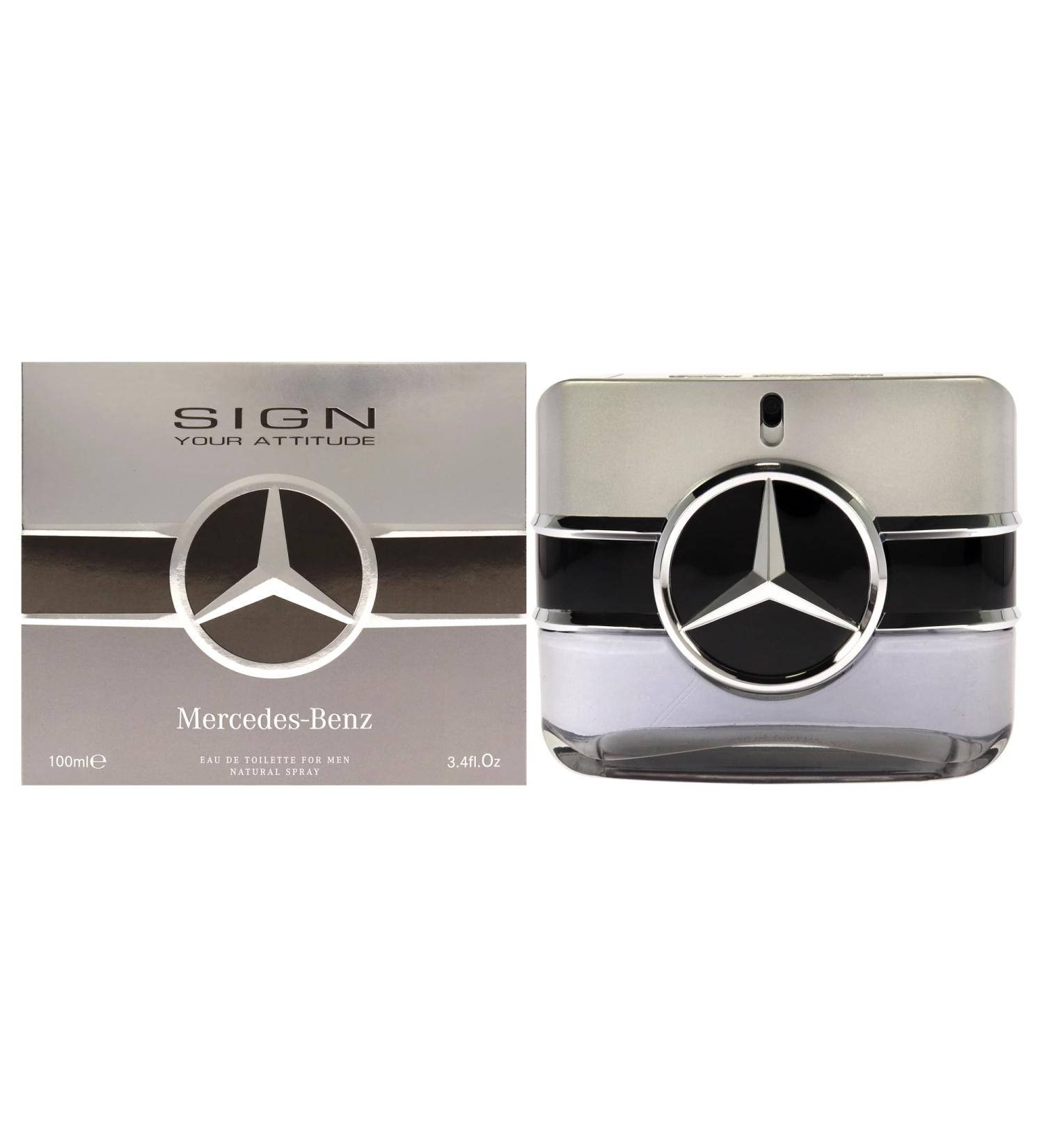 Mercedes-Benz Man Sign Your Attitude - Eau de Toilette for Men - Long Lasting Mens Cologne - Amber Cologne for Men - Mens Cologne Spray - 3.4 oz - Buy Online on SooperMarket.com