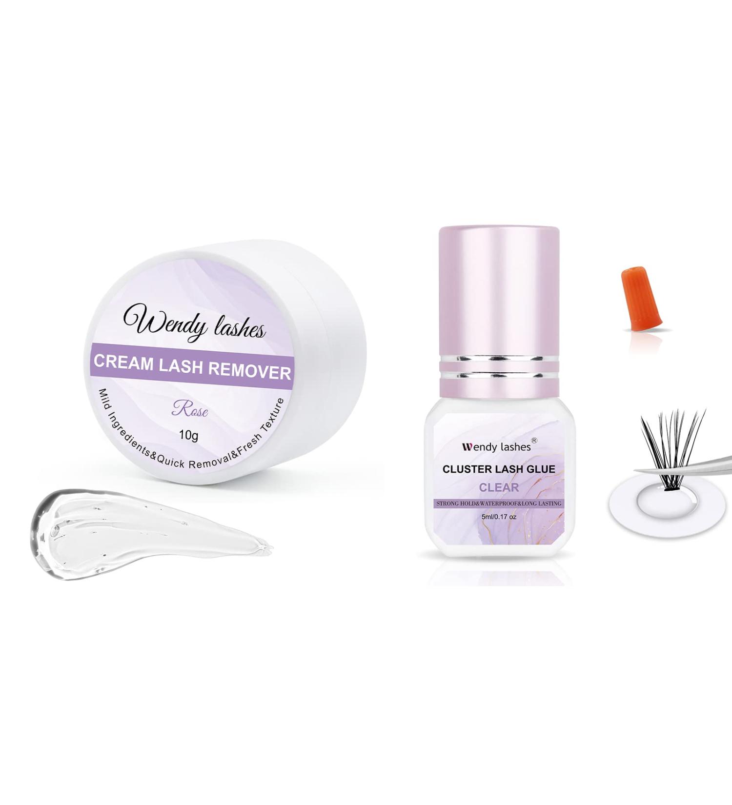 Cluster Lash Glue: Strong Hold, Fast Drying, Waterproof - Gentle Eye Lash Remover for Extensions and Clusters - Buy Online on SooperMarket.com