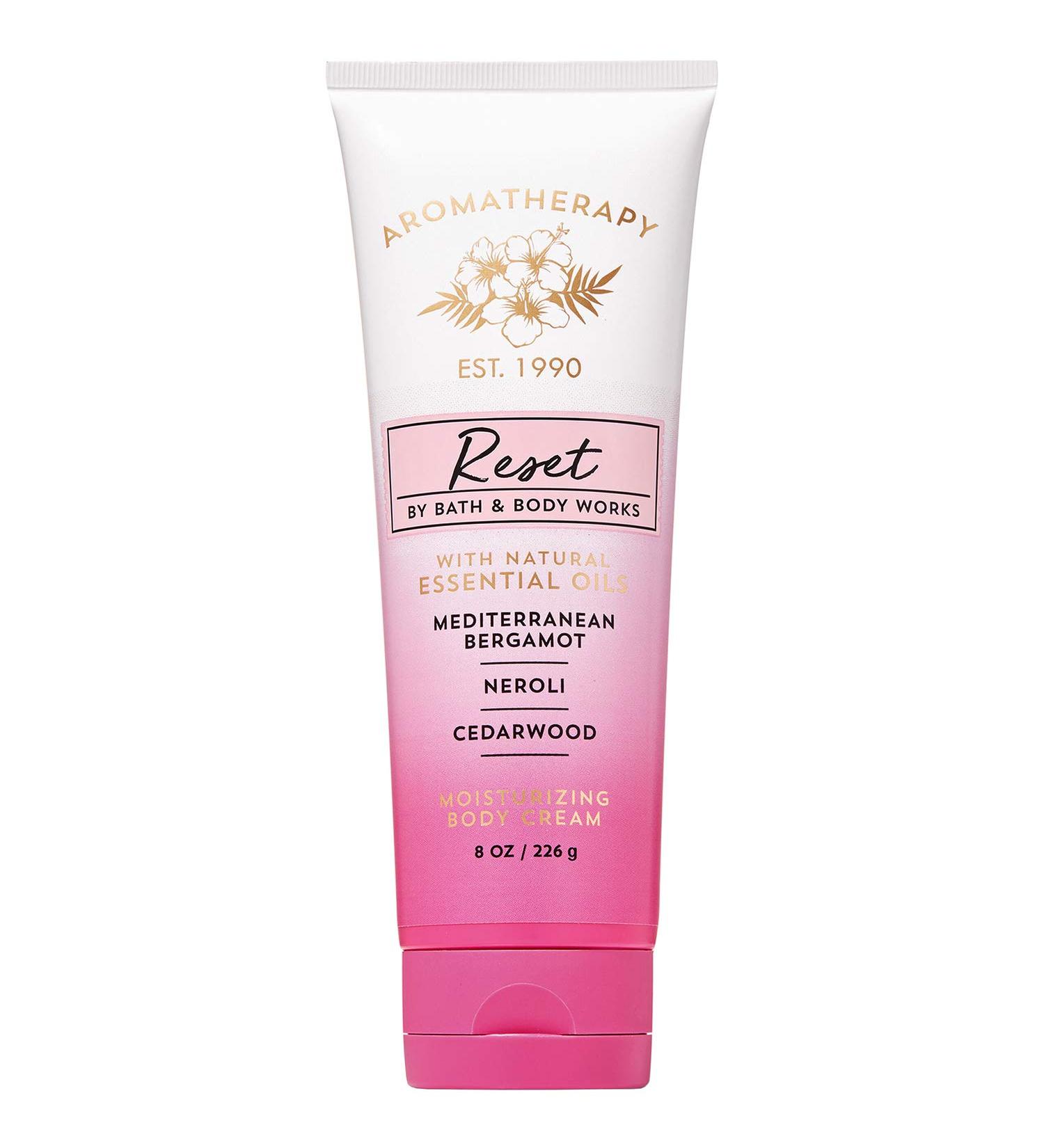 Bath and Body Works Aromatherapy Reset Body Cream Bergamot Neroli Cedarwood 8 Ounce Summer 2020 Collection