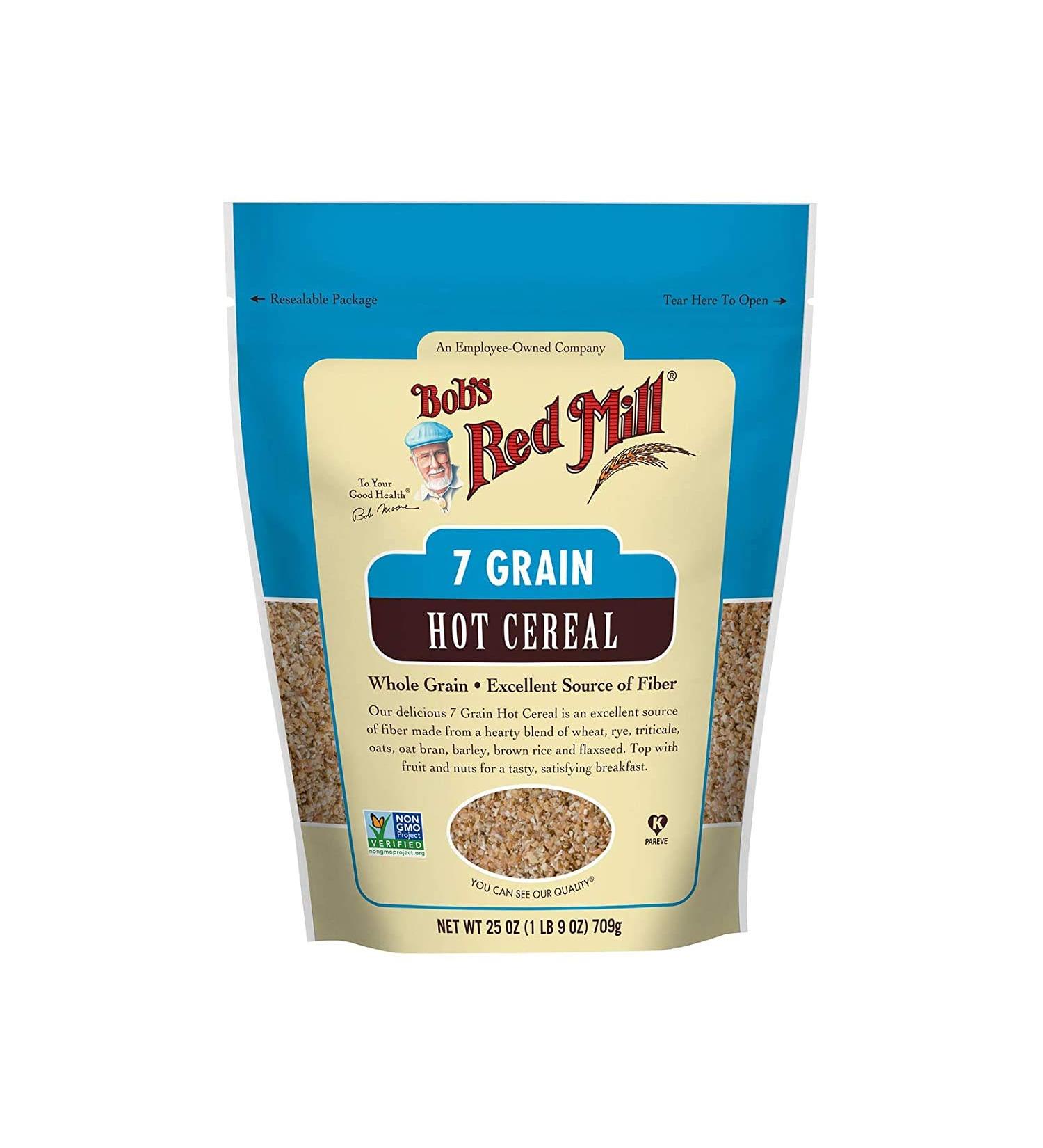 Bob's Red Mill 7 Grain Hot Cereal, 25-ounce (Pack of 4) 1.56 Pound (Pack of 4)