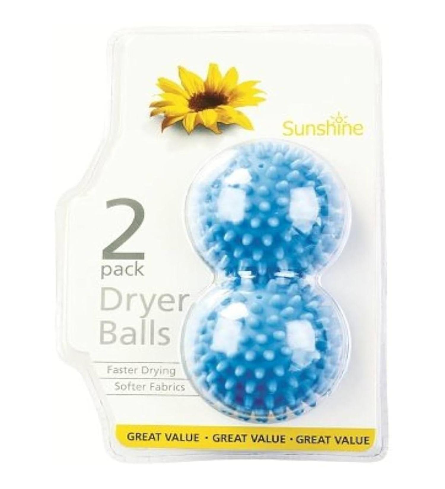 2 Sunshine Tumble Dryer Balls