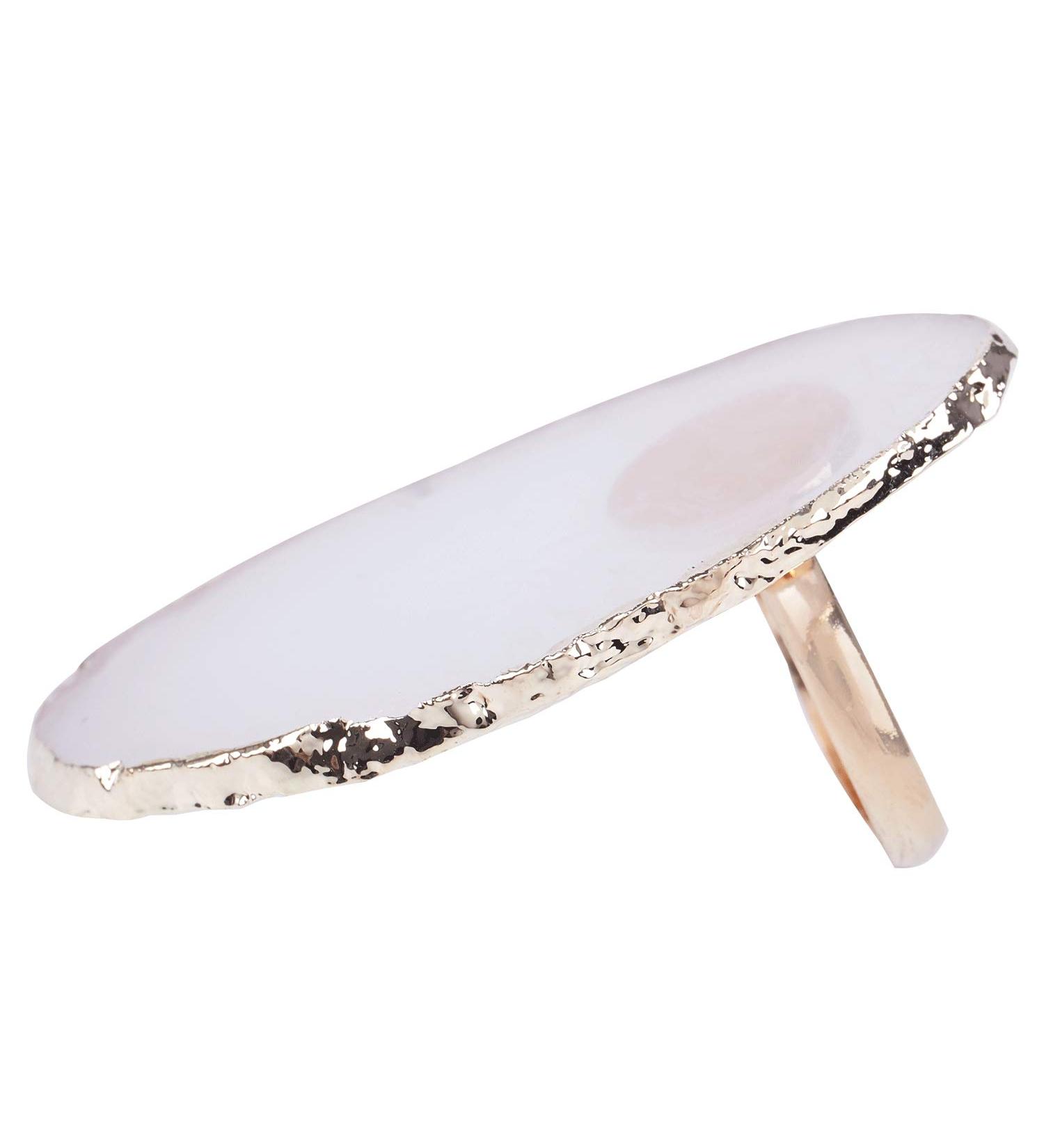 1 Pc Resin Stone Color Nail Art Ring Palette Finger Ring Plate Acrylic Polish Cream Foundation Mixing Nail Art Equipment - Buy Online on SooperMarket.com