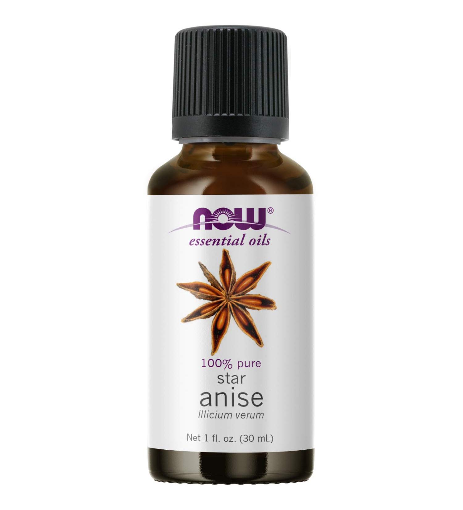 Now Foods Star Anise Essential Oil 1 fl oz (30 ml) - Pure Aromatherapy - Buy Online on SooperMarket.com