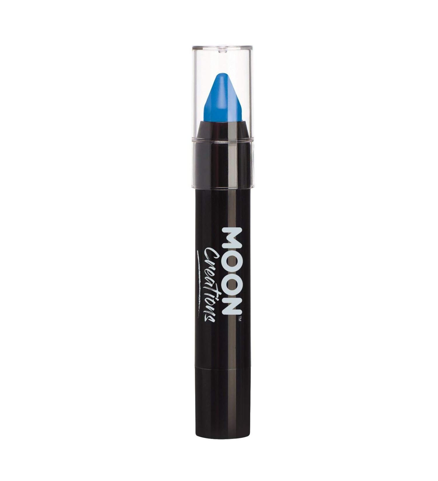 Moon Creations Dark Blue Face Color Code 3.2g - Sweatproof Water-Resistant Animal-Tested Free for Costumes Festivals & Halloween for All Ages - Buy Online on SooperMarket.com