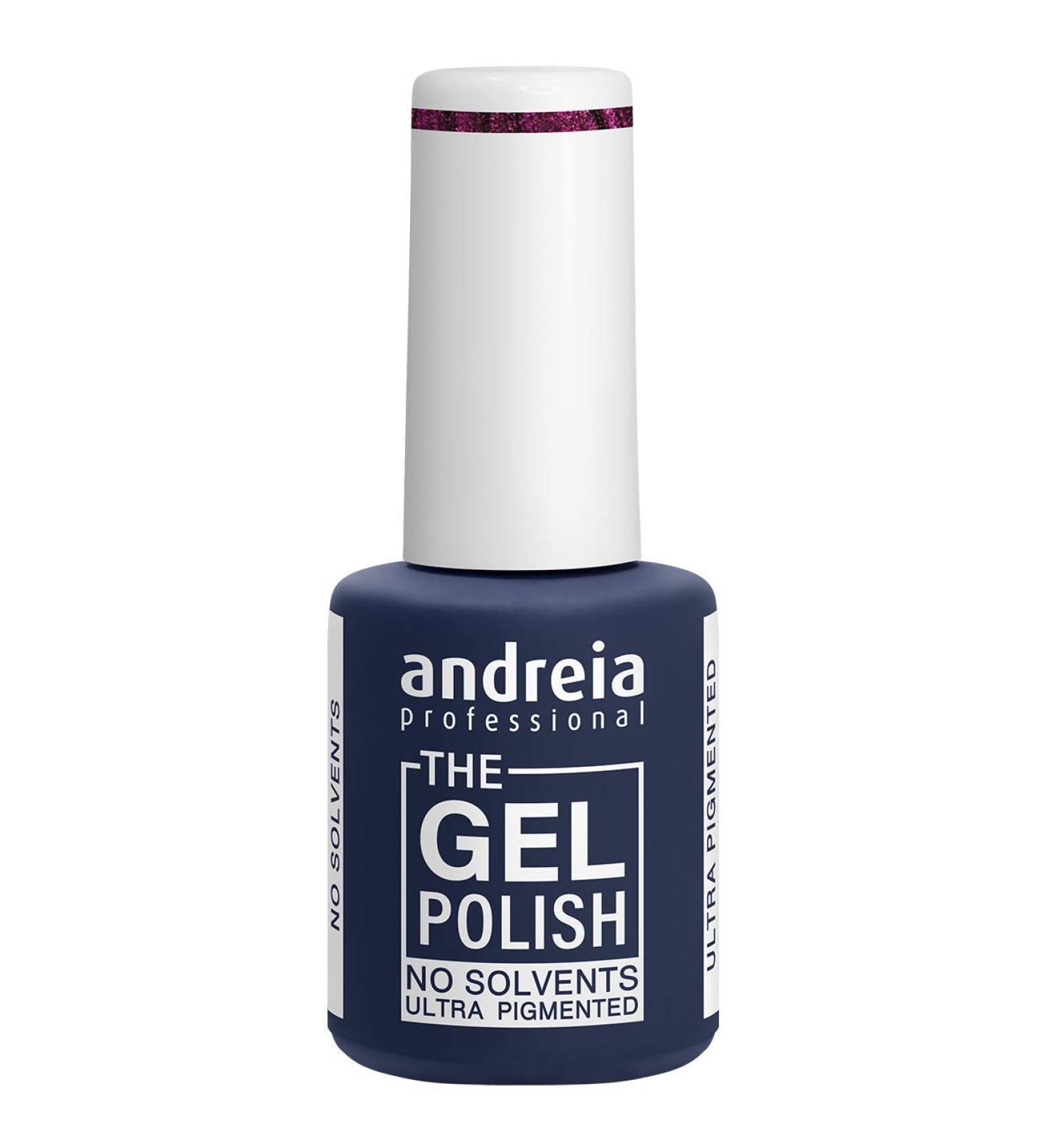 Andreia Professional - The Gel Polish - Solvent and Odor Free Gel - Colour G25 Metallic Purple 10.5 ml - Buy Online on SooperMarket.com