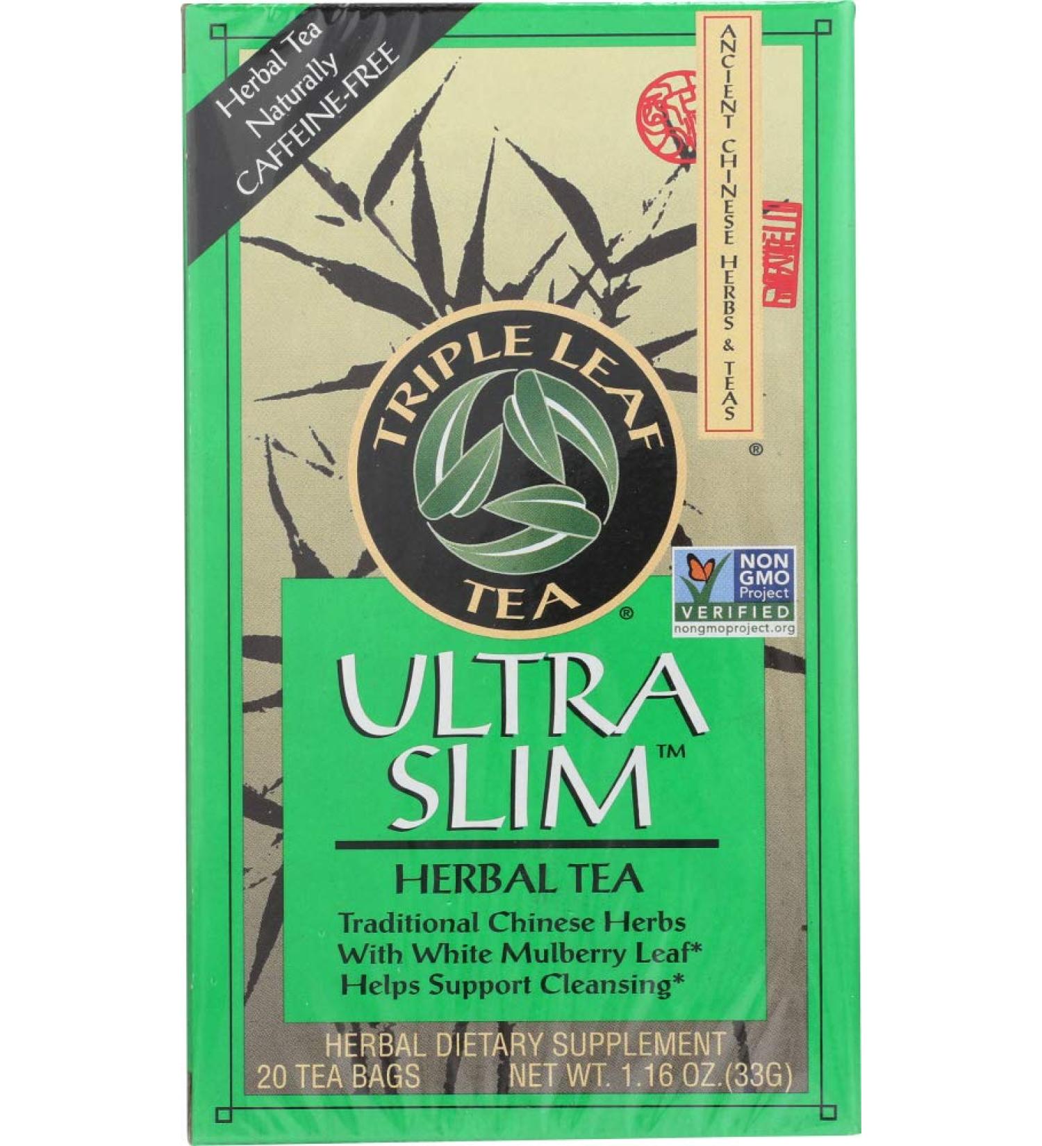 Triple Leaf Tea 29242-3pack Triple Leaf Tea Ultra Slim Tea - 3x20 bag - Buy Online on SooperMarket.com