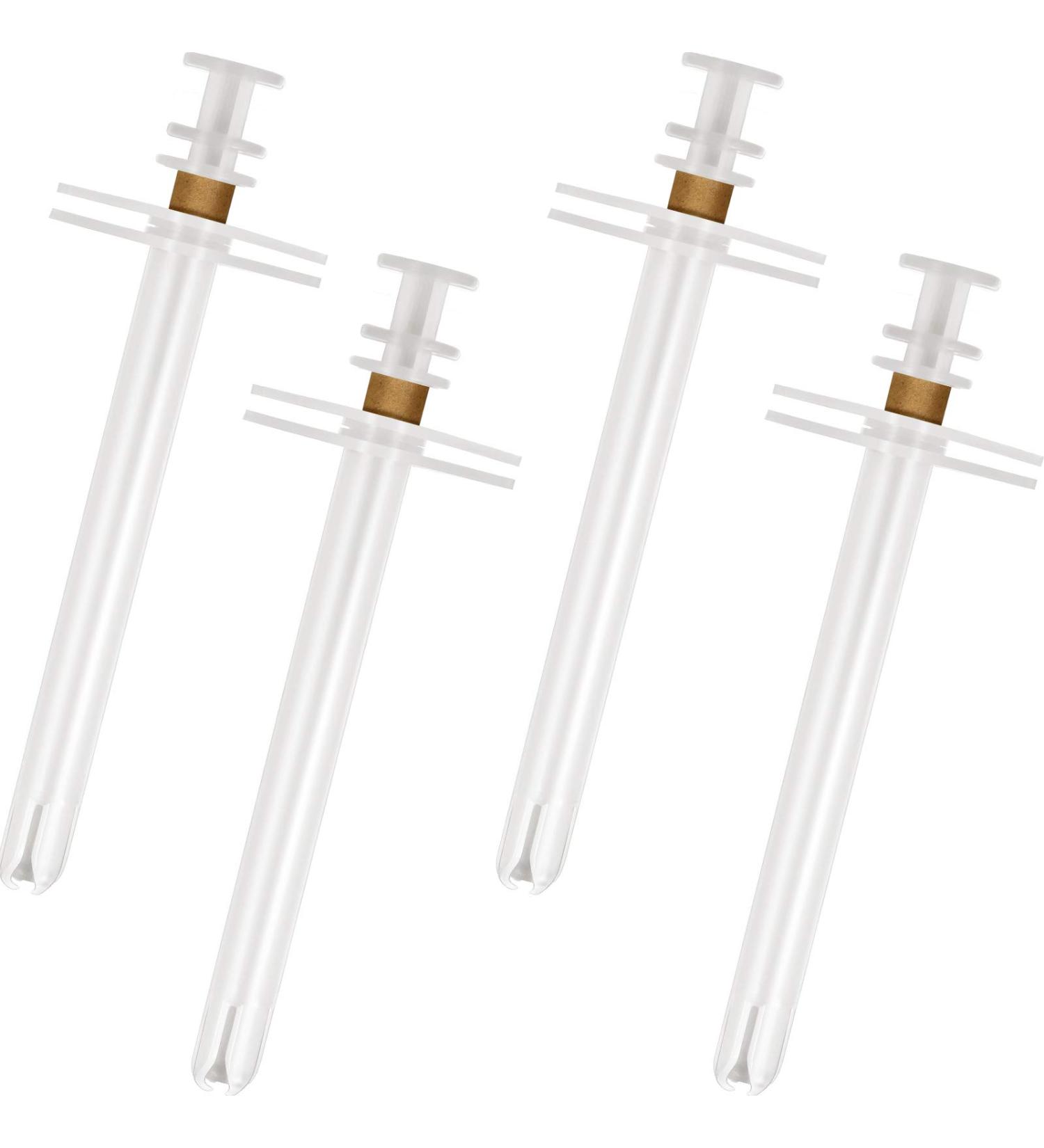 4-Piece Pet Pill Syringe Set with Safety Tip - Ideal for Cats, Dogs, and Birds - White - Buy Online on SooperMarket.com