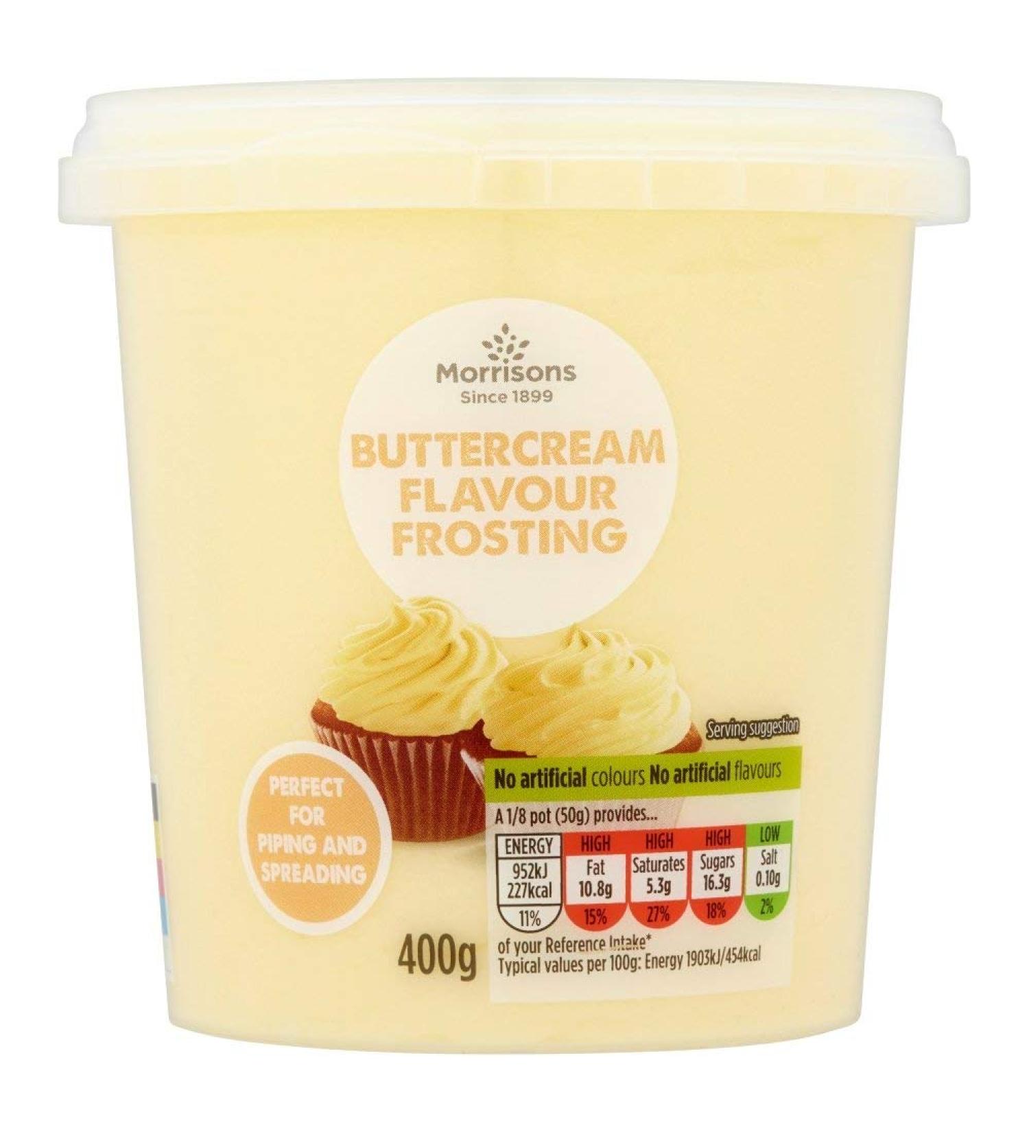 Morrisons Vanilla Frosting 400g - Buy Online on SooperMarket.com