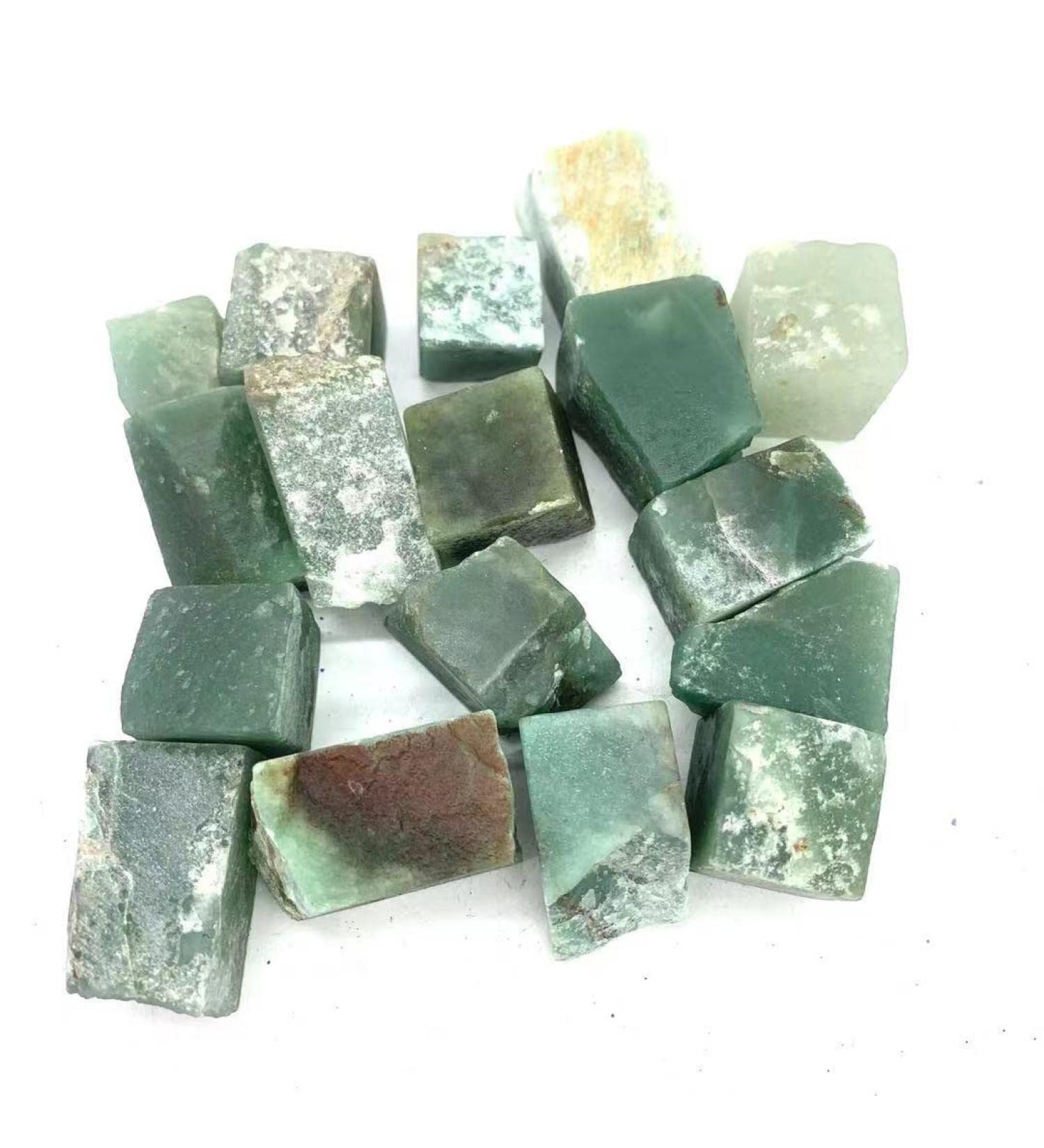 200g Natural Green Rine Crystal Raw Rock Gemstone Gravel Stone for Home Decoration Great Choice for Home Decoration kaixun - Buy Online on SooperMarket.com