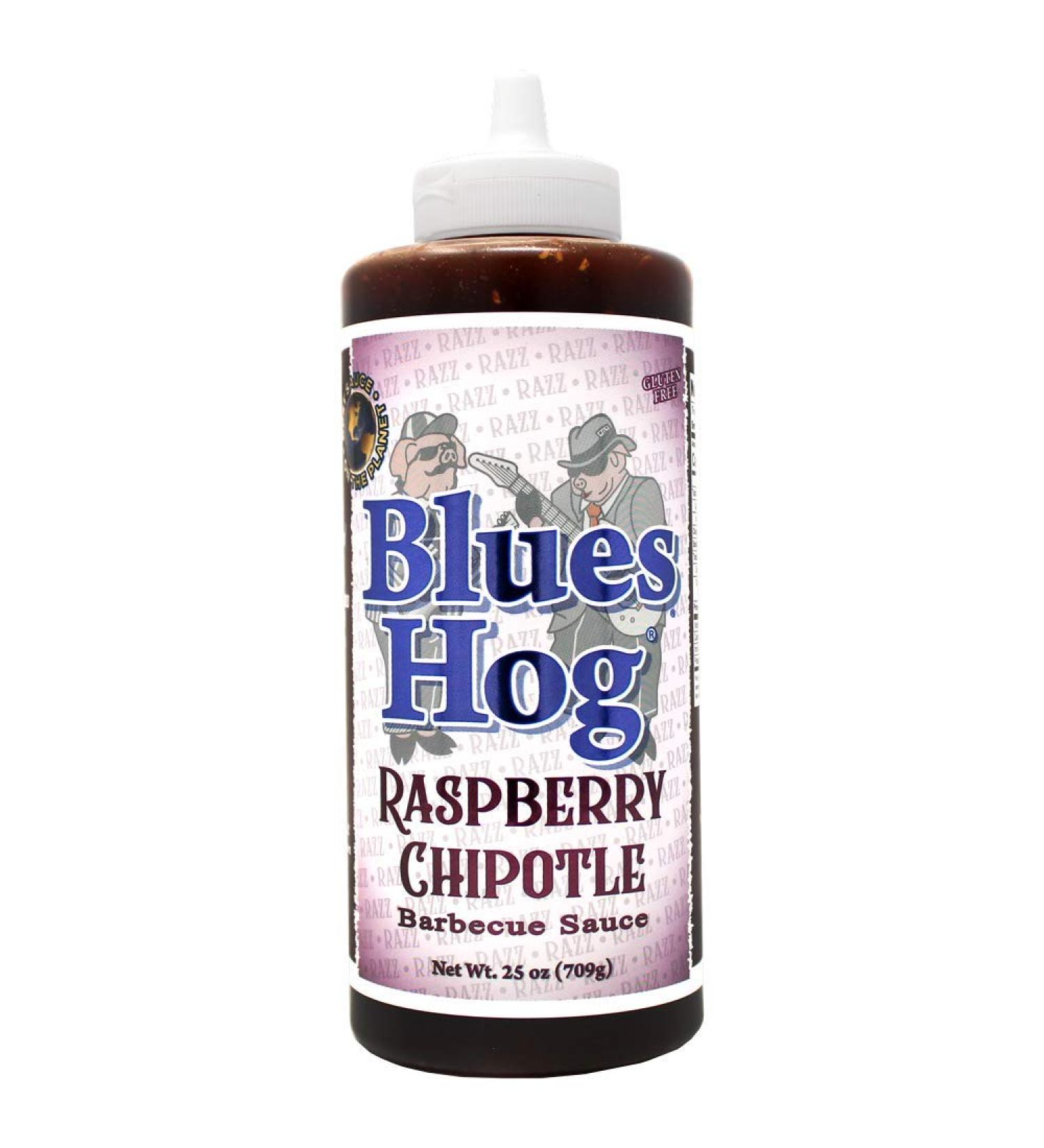Blues Hog Raspberry Chipotle BBQ Sauce 25 oz Squeeze Bottle - 1.56 Pound Pack of 1 - Buy Online on SooperMarket.com
