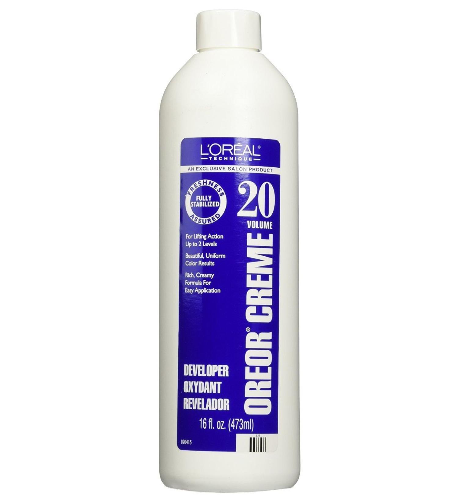 Loreal Oreor Creme 20 Volume Developer 16oz - 2 Pack - Buy Online on SooperMarket.com