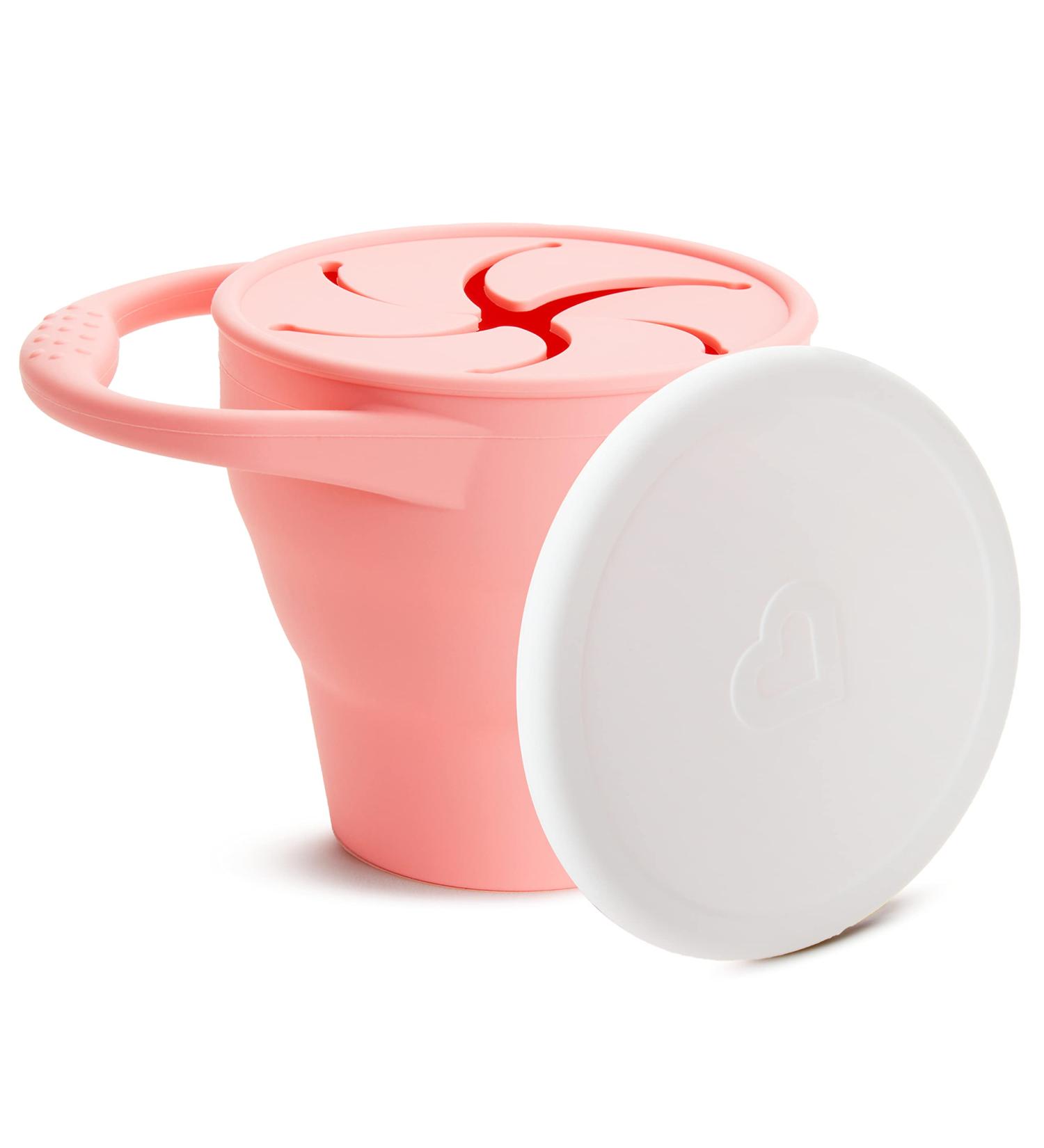 Munchkin C'est Silicone Baby Weaning Pot: Collapsible Snack Catcher & Food Storage Container - Buy Online on SooperMarket.com