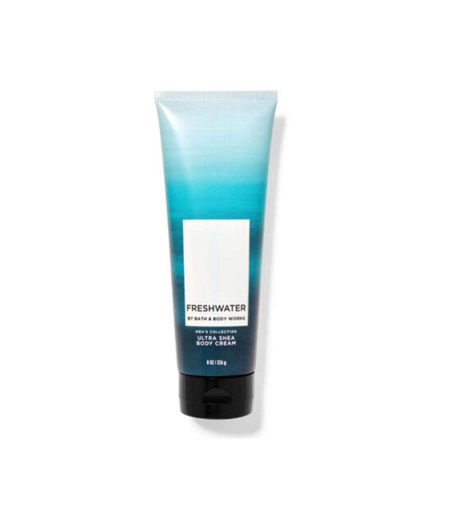 Bath and Body Works Men's FRESHWATER Ultra Shea Body Cream 8oz - Buy Online on SooperMarket.com