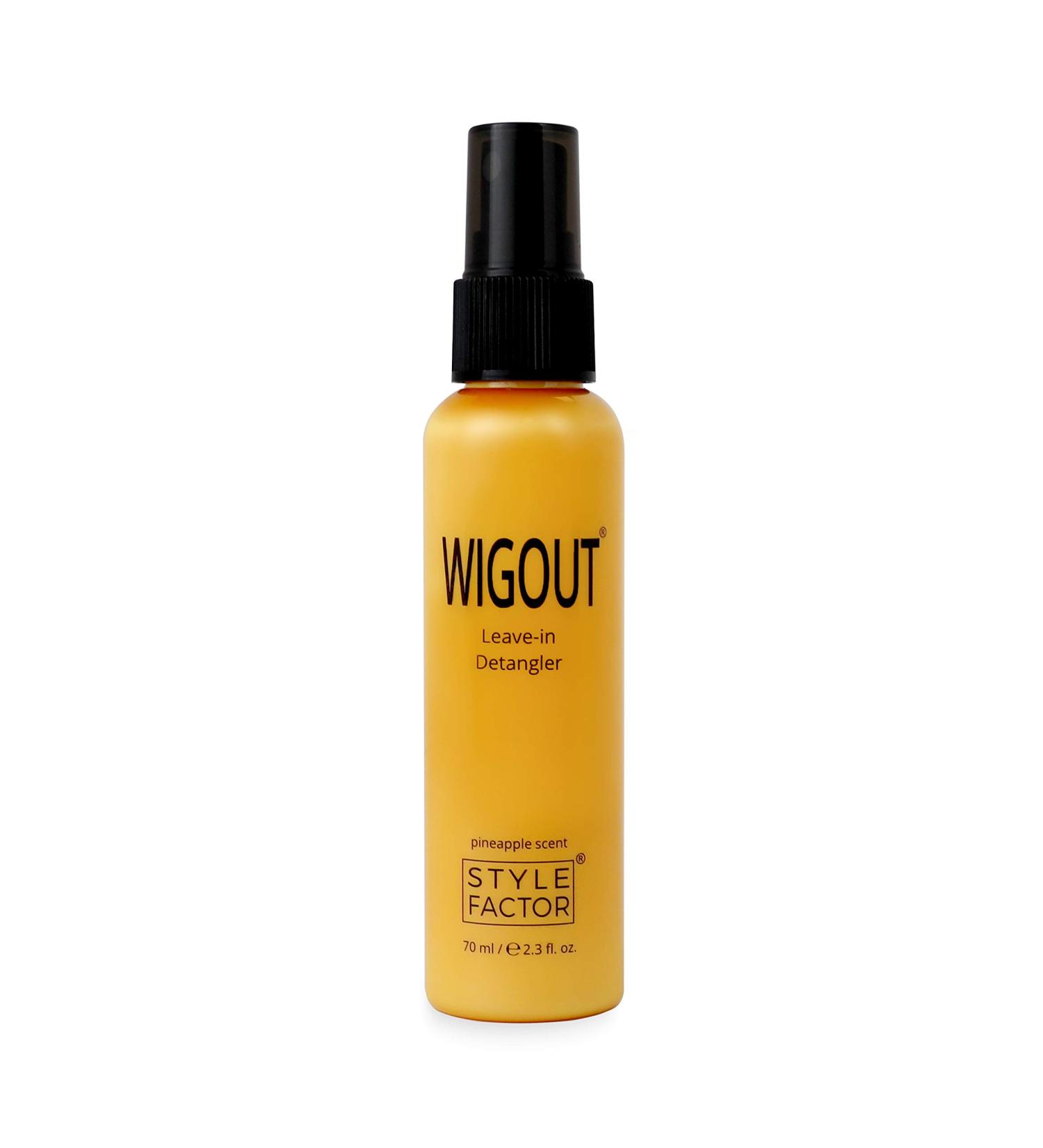 Style Factor Wigout Leave in Detangler Pineapple Scent 2.3 oz Fresh,Pineapple