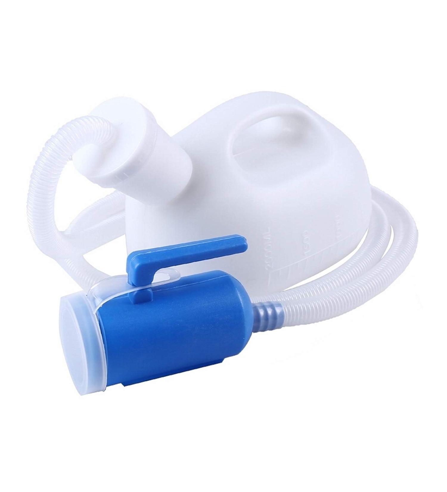 Mobile Toilet Potty Pee Urine Bottle Men's Urinal with Hand held Portable Urine Cup 2000 Ml Large Capacity - Buy Online on SooperMarket.com