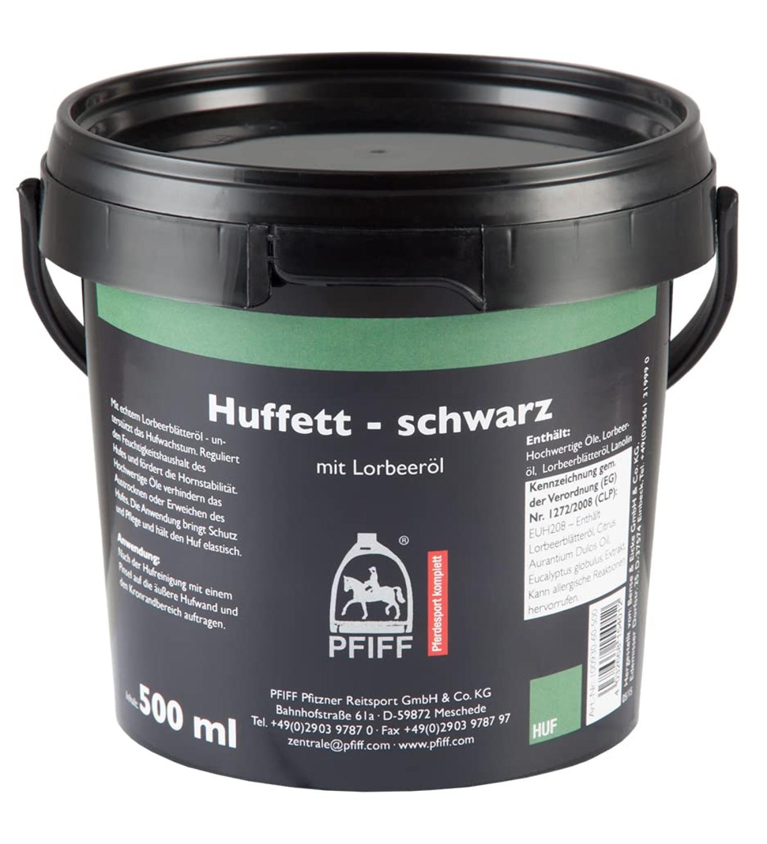 PFIFF hoof grease with laurel oil black 500ml black 500 ml