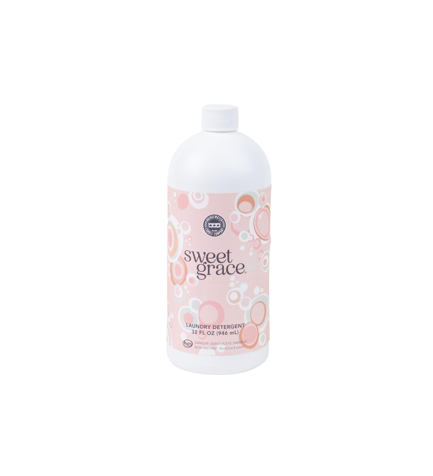 Bridgewater Candle Sweet Grace 32 oz Laundry Detergent | Luxury Scented Deep Cleaning | Powerful Fragrance for a Fresh Laundry Experience - Buy Online on SooperMarket.com