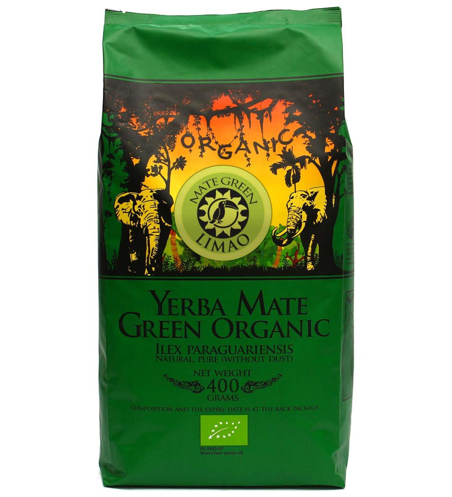 Yerba Mate LIMAO BIO 400 g - ORGANIC MATE GREEN - Buy Online on SooperMarket.com