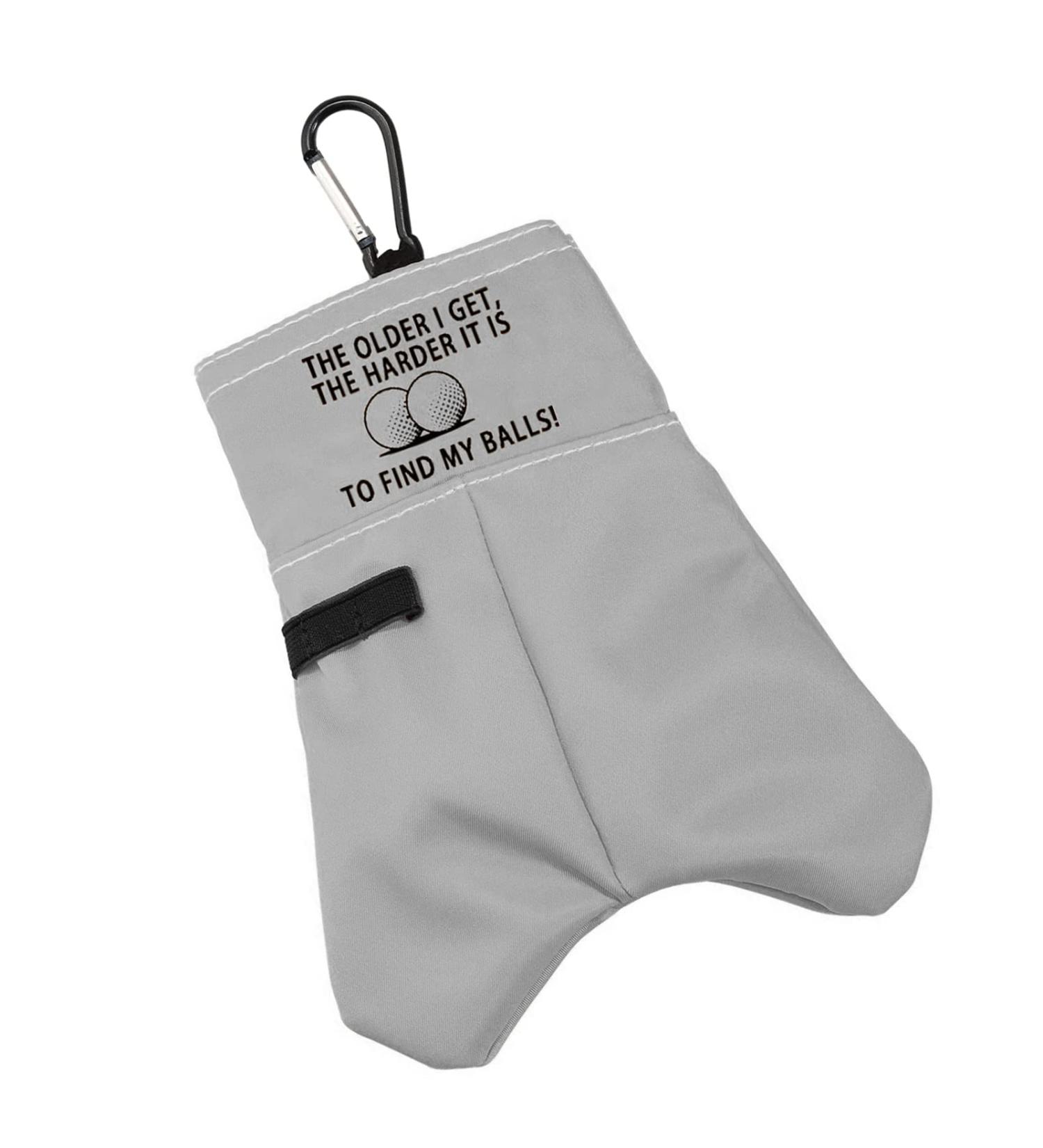 BLUPARK Funny Golf Ball Storage Bag for Grandpa Dad - The Older I Get, The Harder It is to Find My Balls - Buy Online on SooperMarket.com
