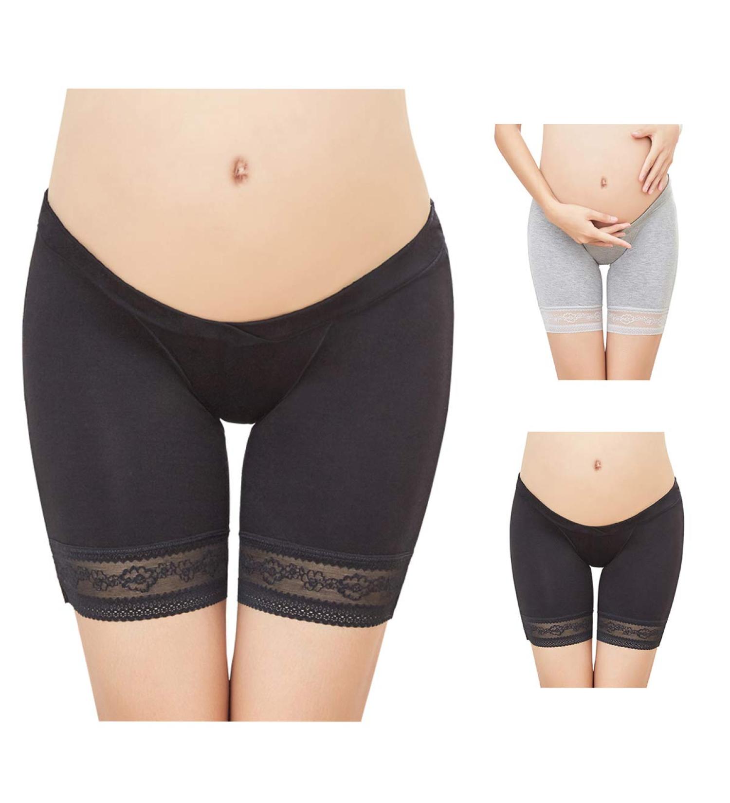 FEOYA Maternity Safety Shorts 2pcs XL (110-132 lb) High Elastic Cotton Low Waist - Buy Online on SooperMarket.com