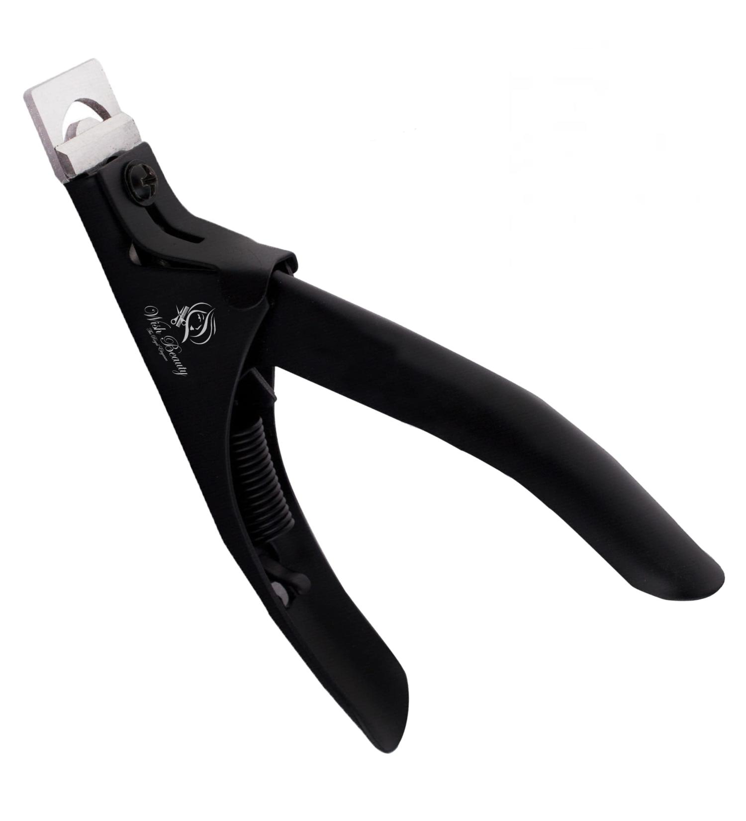 Professional Rustproof Nail Clippers for Acrylic Gel Nails - Black - Buy Online on SooperMarket.com
