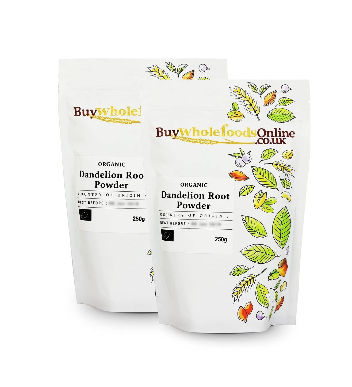 Organic Dandelion Root Powder 500g (BWFO) - Buy Online on SooperMarket.com