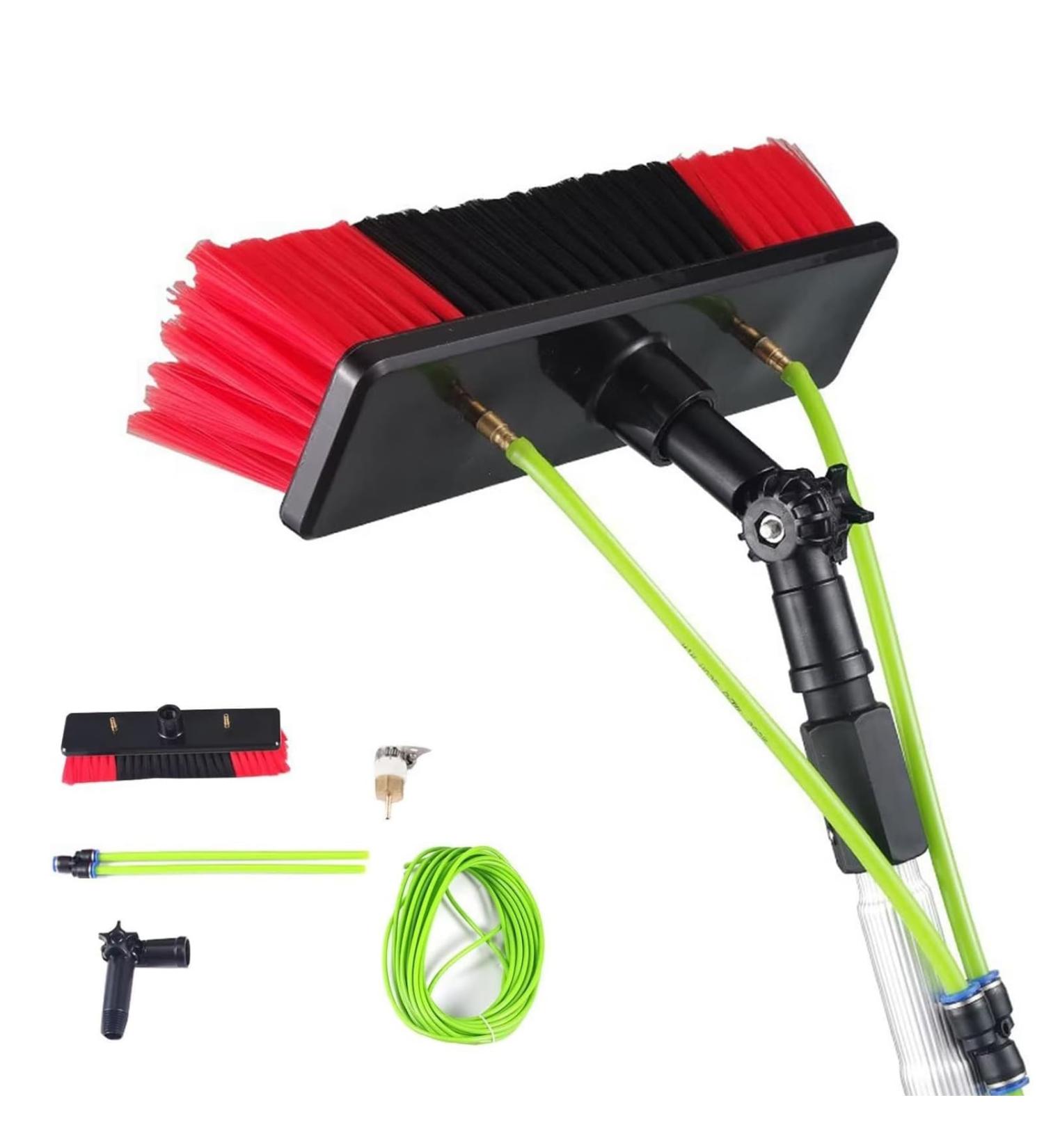 photovoltaic cleaner window cleaning pole Window Cleaning Pole/Water Fed Telescopic Brush/Extendable Cleaner Conservatory Roof Suitable For Photovoltaic Panel CleaningTrucks Windows 9m (Size 5m pole - Buy Online on SooperMarket.com